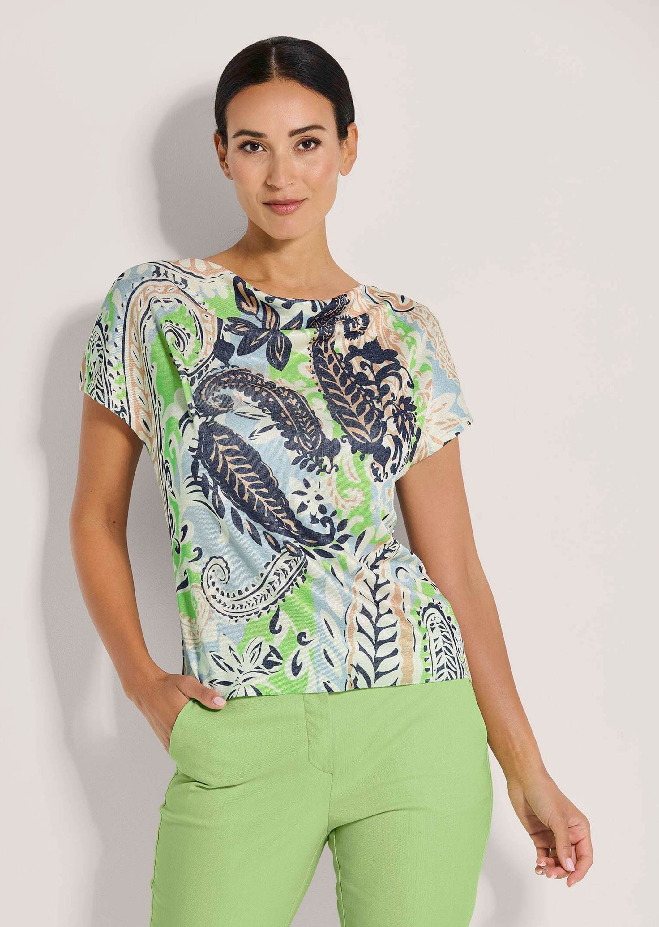 MADELEINE Longpullover "Pullover Pullover mit Unikat-Print" günstig online kaufen