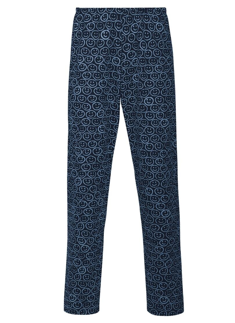 Trigema Schlafanzug "TRIGEMA Pyjamahose mit Smiley-Print" 1 Stk. tlg. günstig online kaufen