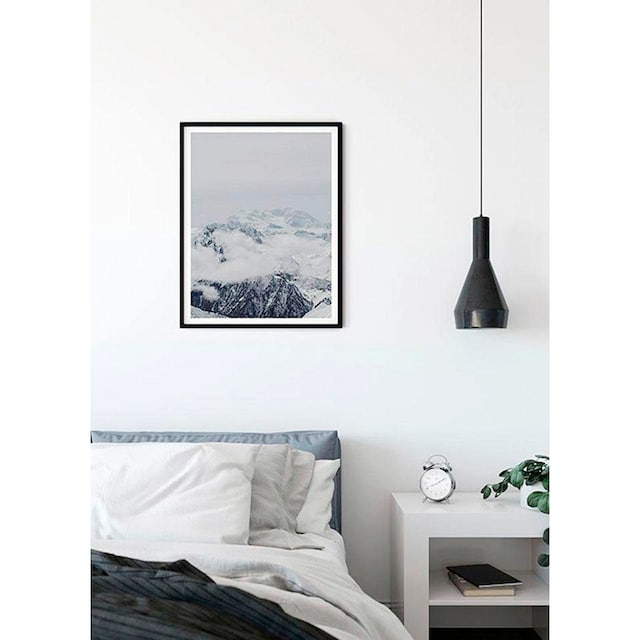 Komar Poster »Mountains Clouds«, Natur, (1 St.), Kinderzimmer, Schlafzimmer,  Wohnzimmer | BAUR