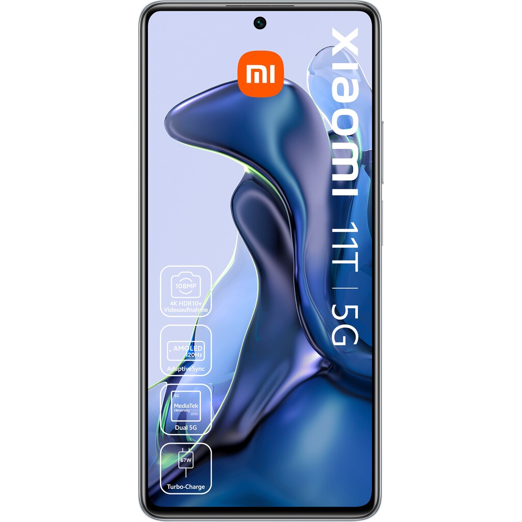 Xiaomi Smartphone »11T 8GB+128GB«, Celestial Blue, 16,94 cm/6,67 Zoll, 128 GB Speicherplatz, 108 MP Kamera, Xiaomi Mi 11T