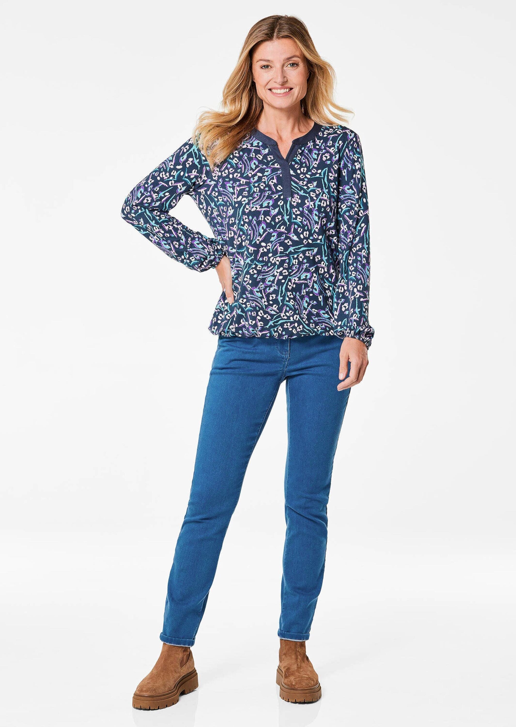 GOLDNER Print-Shirt »Kurzgröße Kurzgröße - Trageangenehmes Shirt mit individuellem Druck«