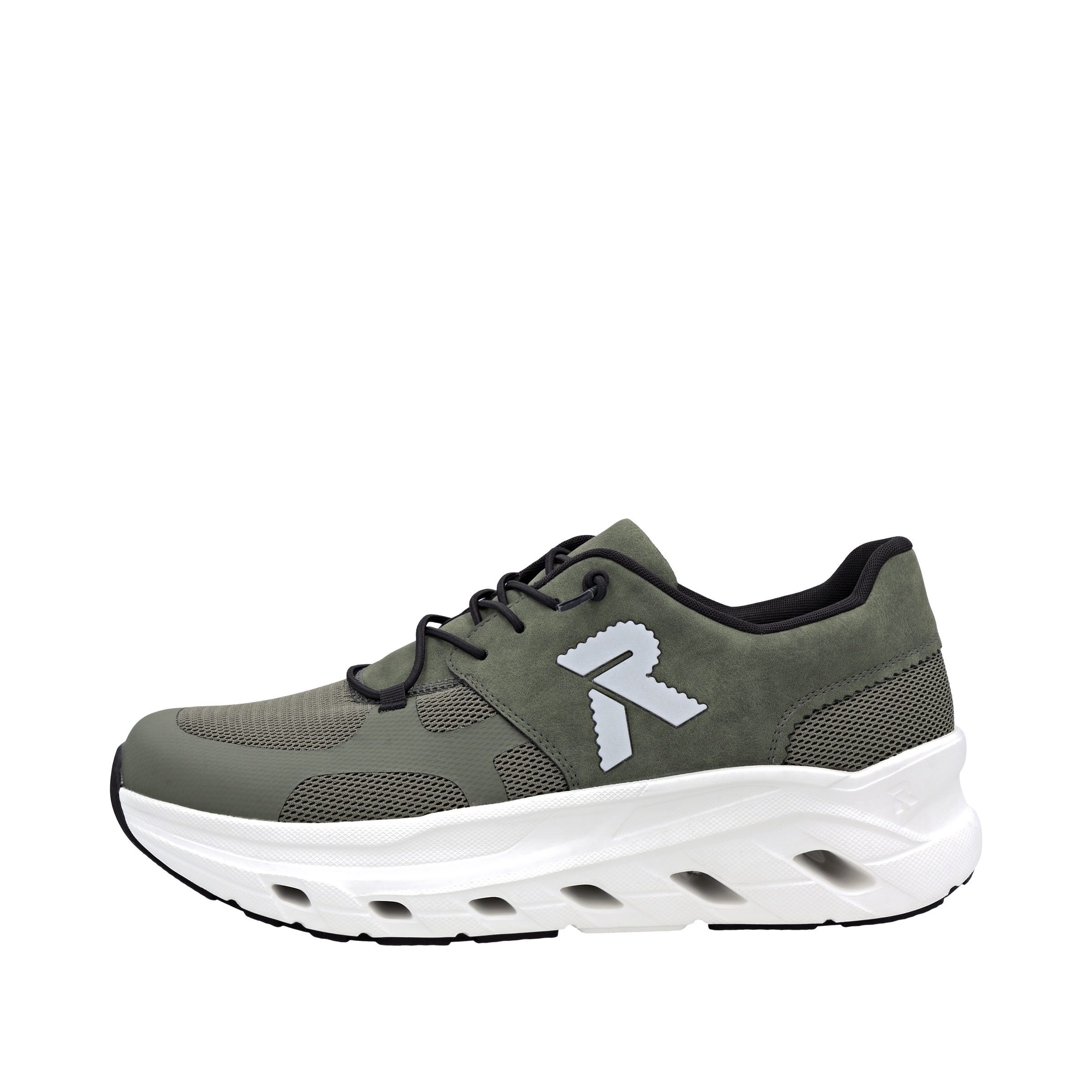 RIEKER Sport Slip-On Sneaker, Freizeitsneaker, Halbschuh, Schlupfschuh mit gepolstertem Schaftrand