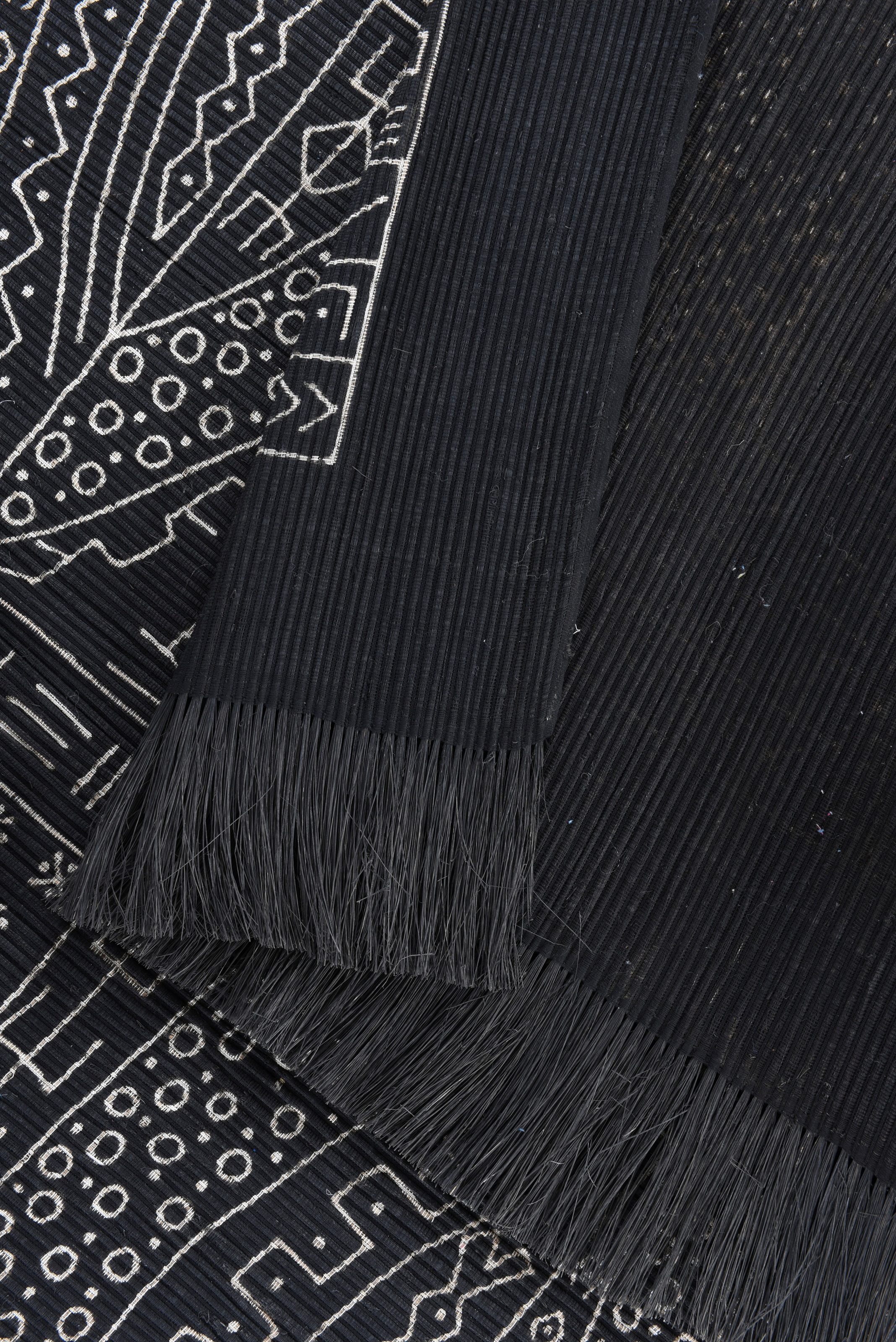 DIE HAUSKUNST Teppich »Taama« rechteckig 4 mm Höhe Flachgewebe, handgewebt, mit Fransen