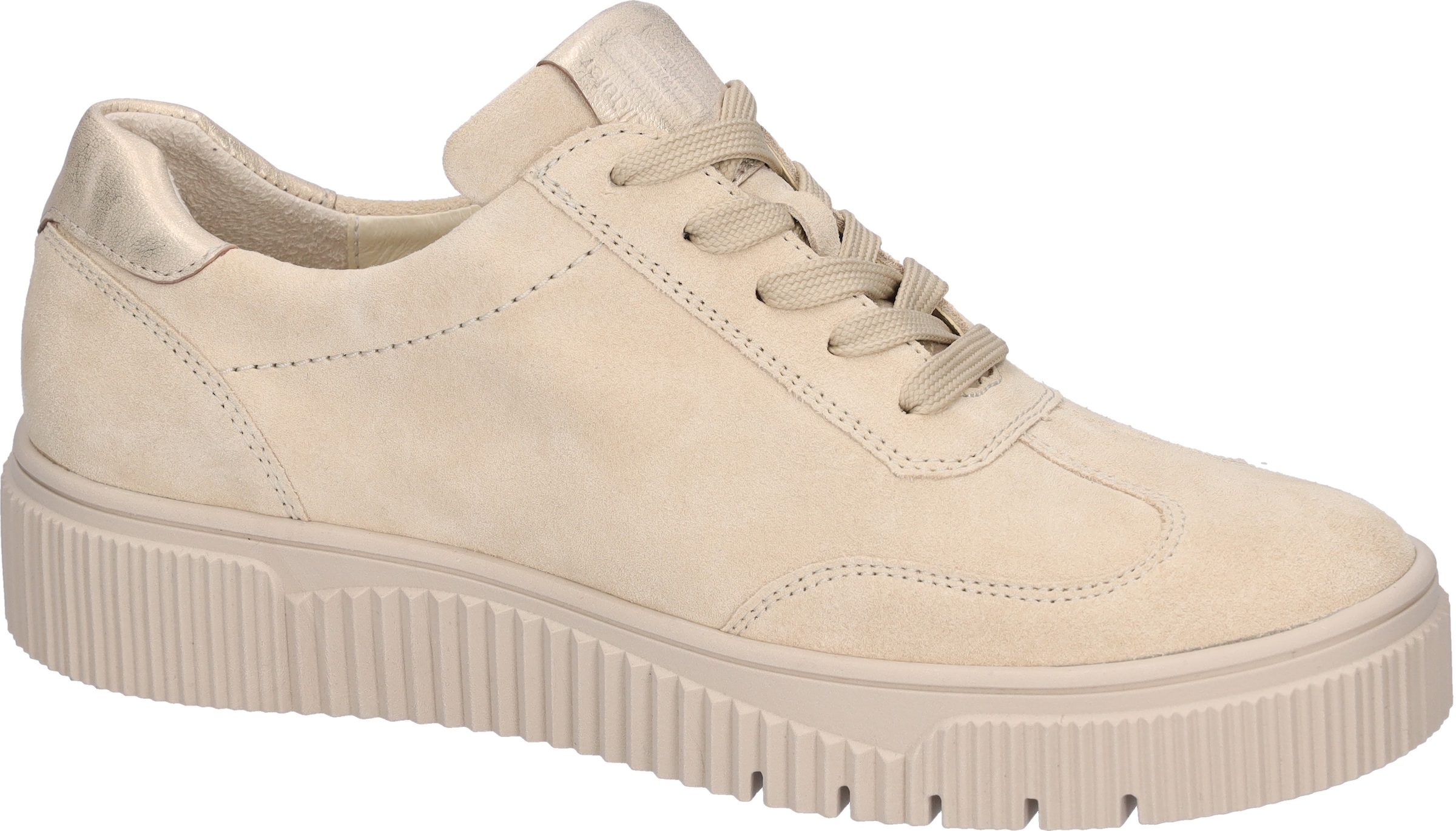 Waldläufer Plateausneaker »K-SANSA«  Schnürschuh, Halbschuh, Freizeitsneaker mit Leder-Fußbett, K-Weite