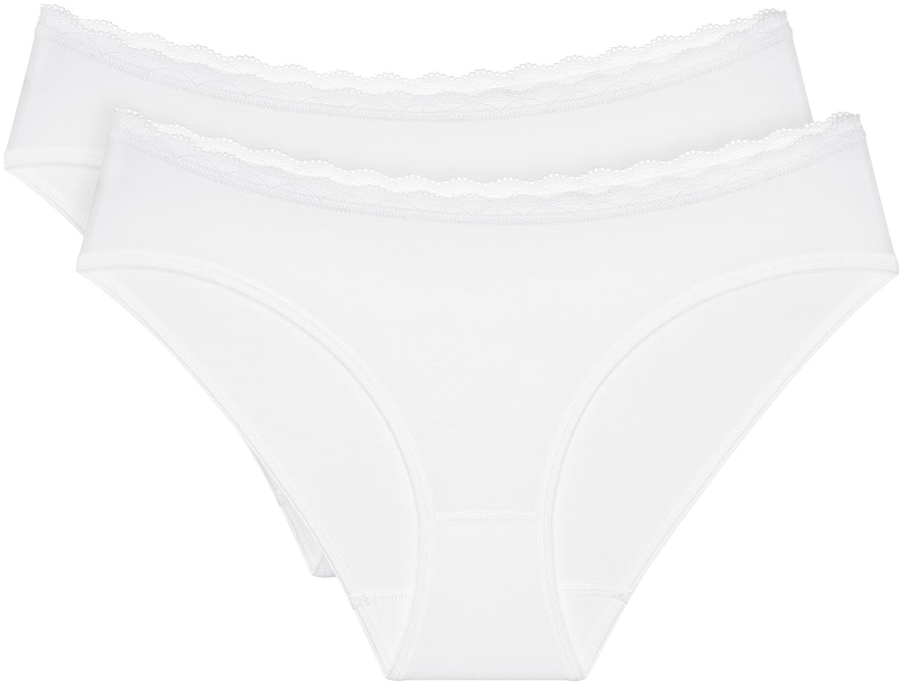 Triumph Slip "Feel Of Cotton Tai 2P", (2er Pack), weich und ohne Seitennaht