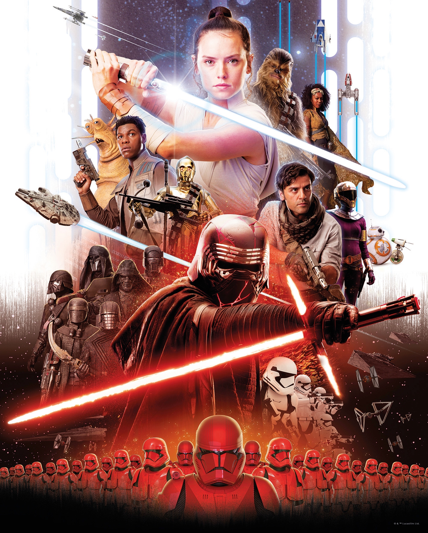 Komar Poster "Star Wars Movie Poster Rey", Star Wars, (1 St.), Kinderzimmer, Schlafzimmer, Wohnzimmer