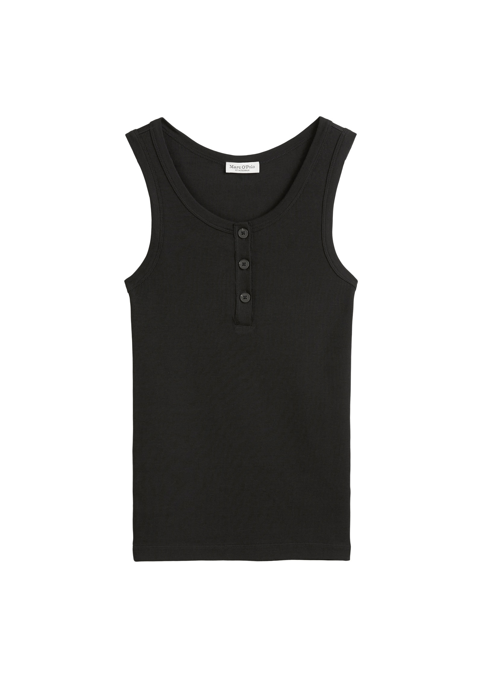 Marc O'Polo T-Shirt »aus elastischem Rippjersey«