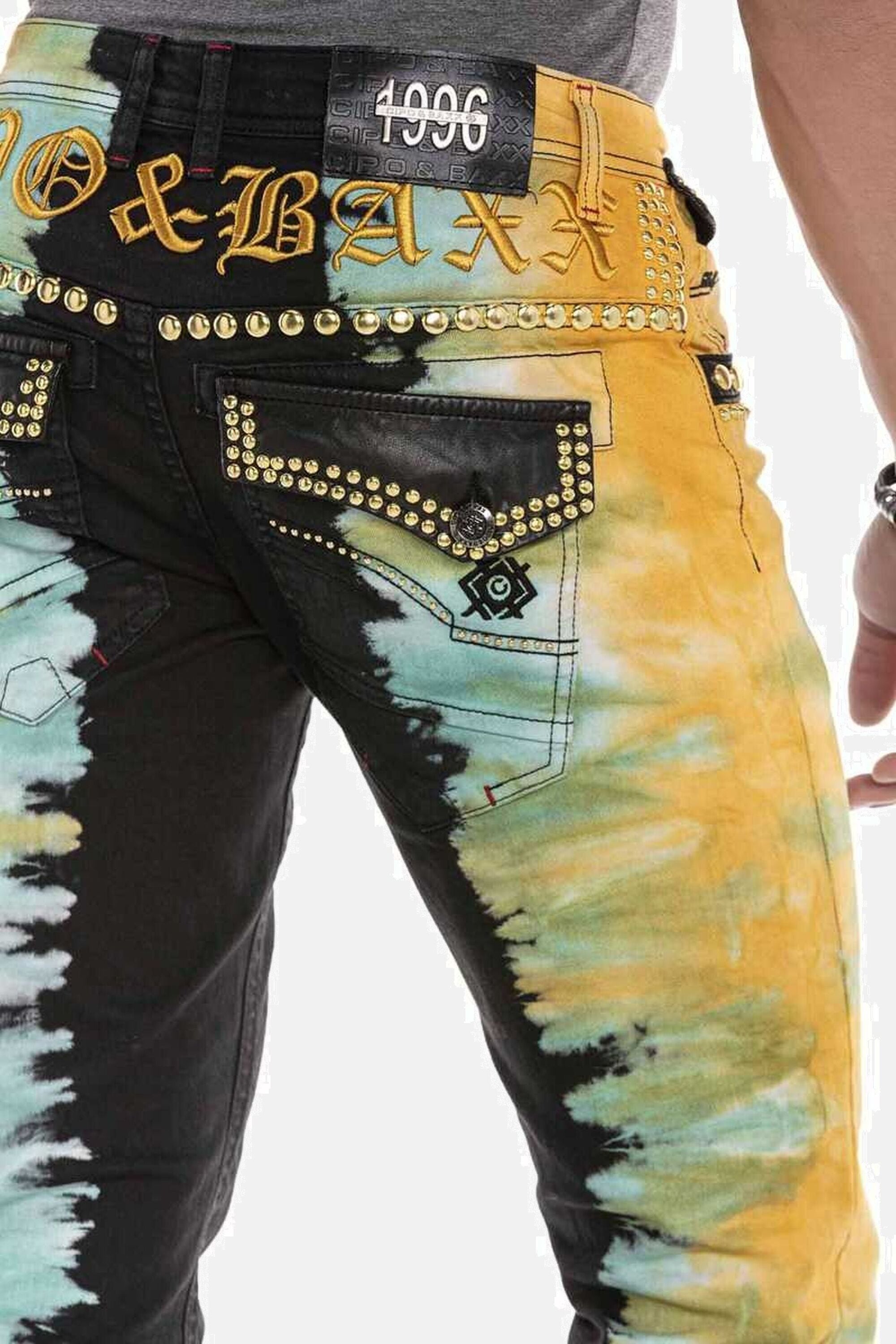 Cipo & Baxx 5-Pocket-Jeans »Jeans«, m extravaganten Look, CD664