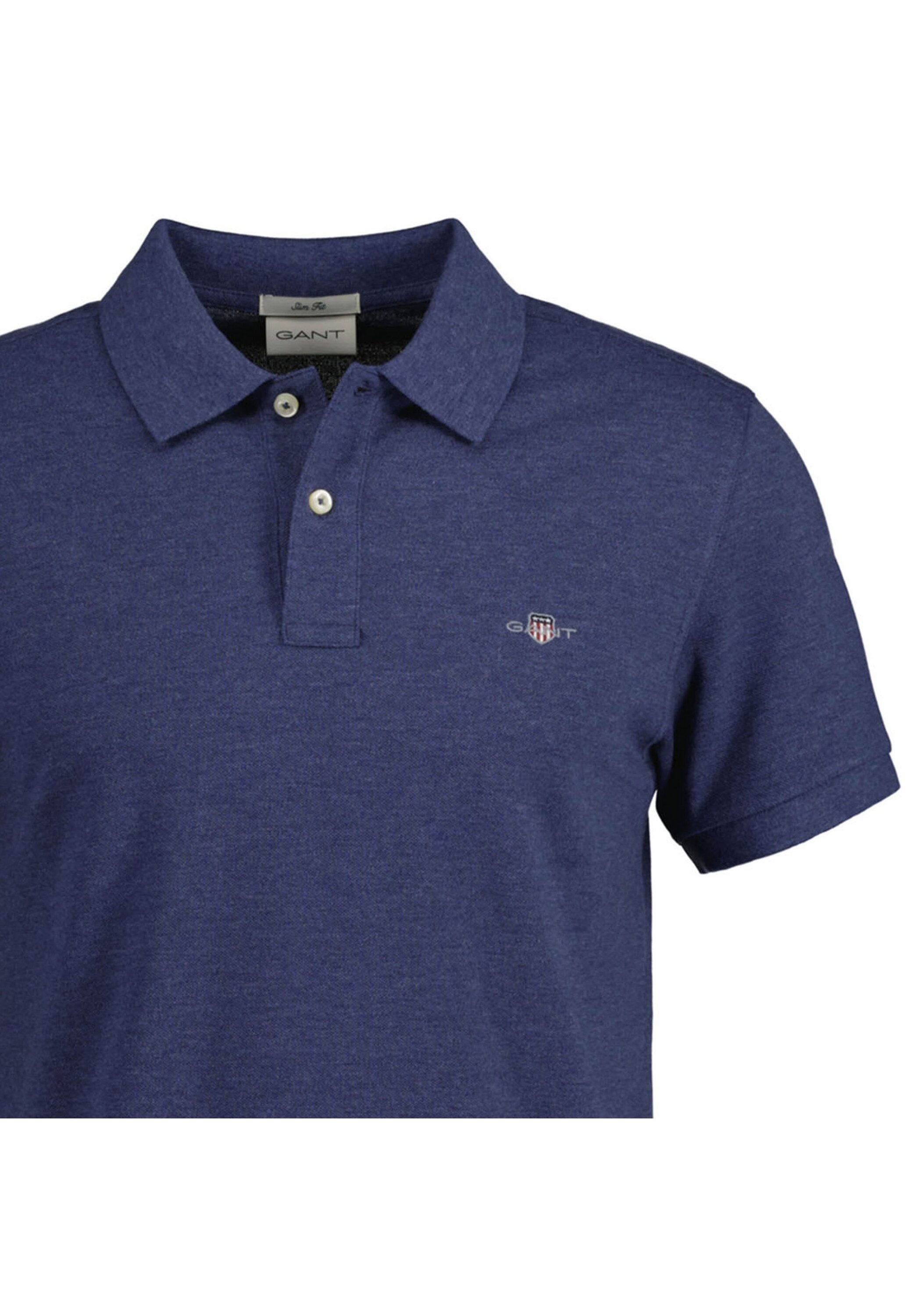 Gant Poloshirt SLIM SHIELD SS PIQUE POLO mit Logostickerei auf der Brust günstig online kaufen