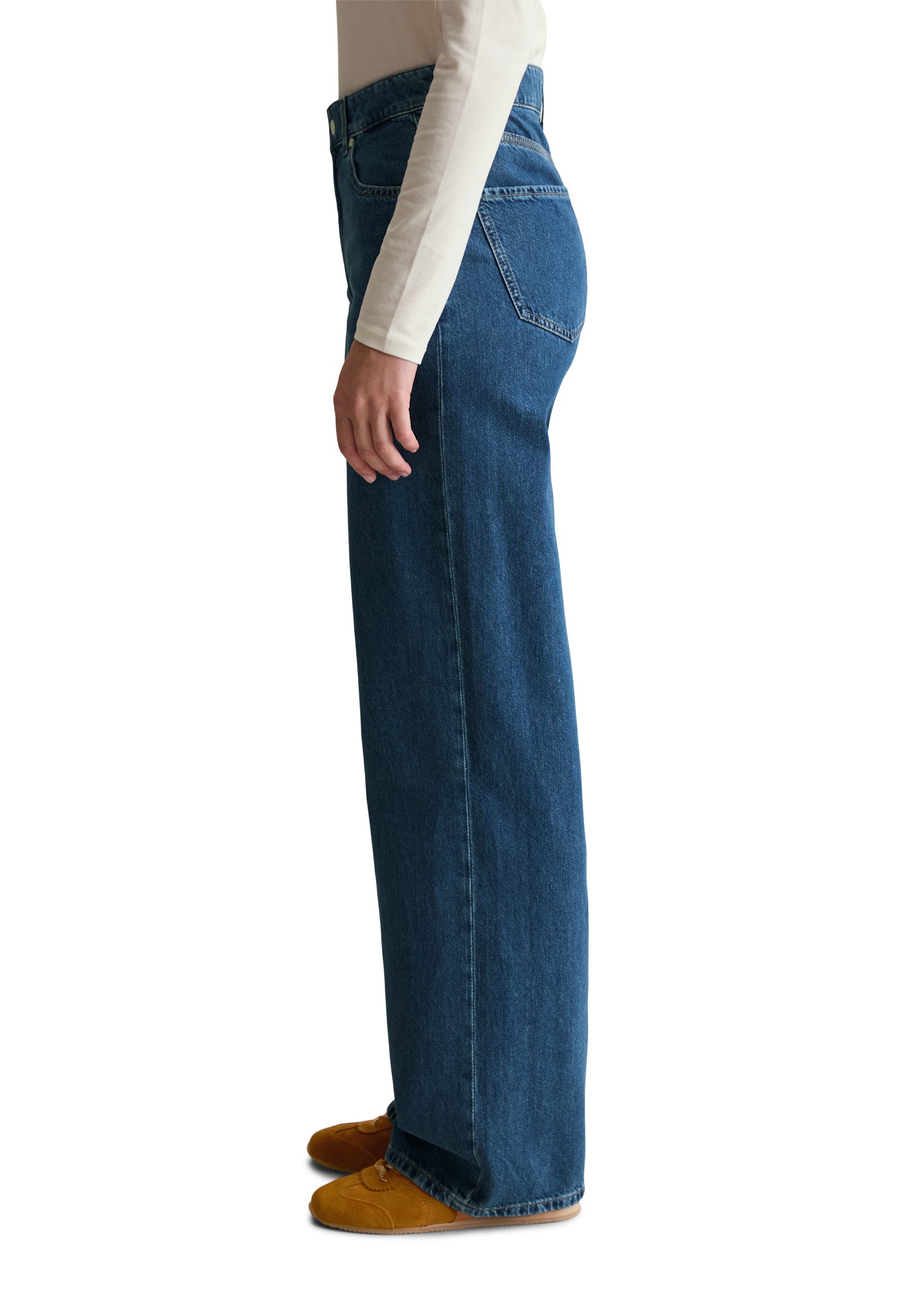 Marc OPolo DENIM Weite Jeans "aus Rigid Denim" günstig online kaufen