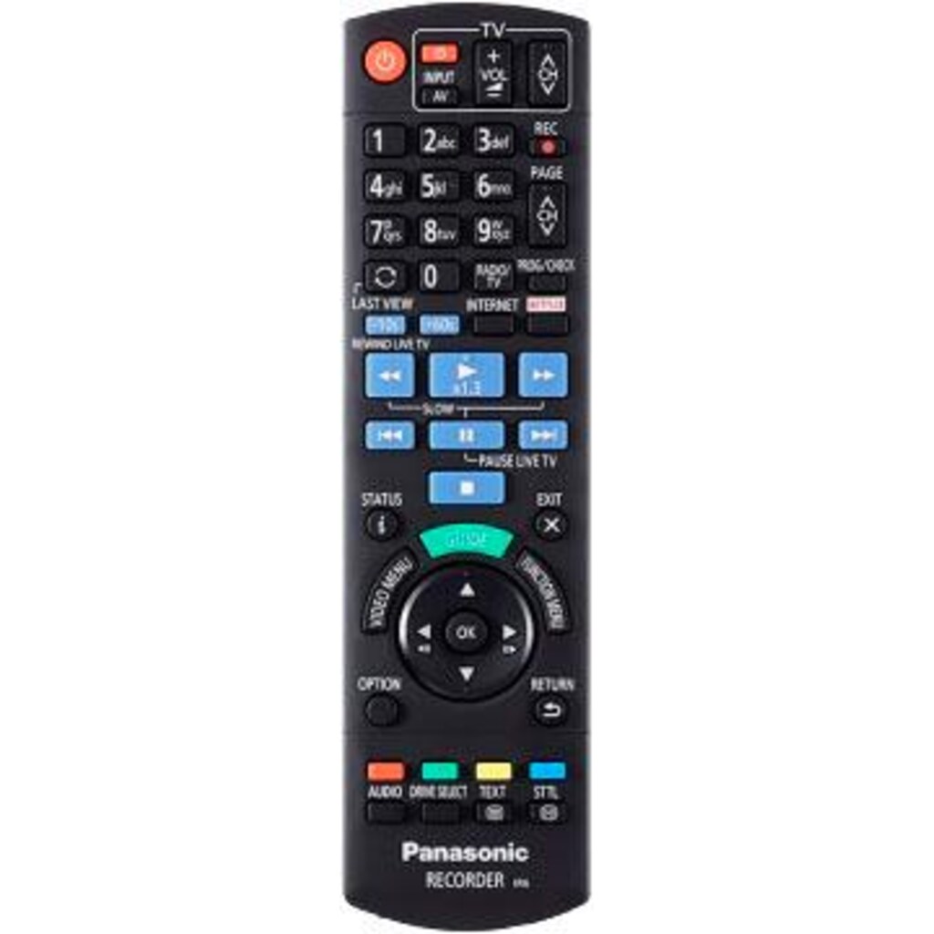 Panasonic Blu-ray-Rekorder »DMR-UBS90«, 4k Ultra HD, LAN (Ethernet)-WLAN, 3D-fähig-Hi-Res Audio-DVB-S/S2 Tuner, 3D-fähig