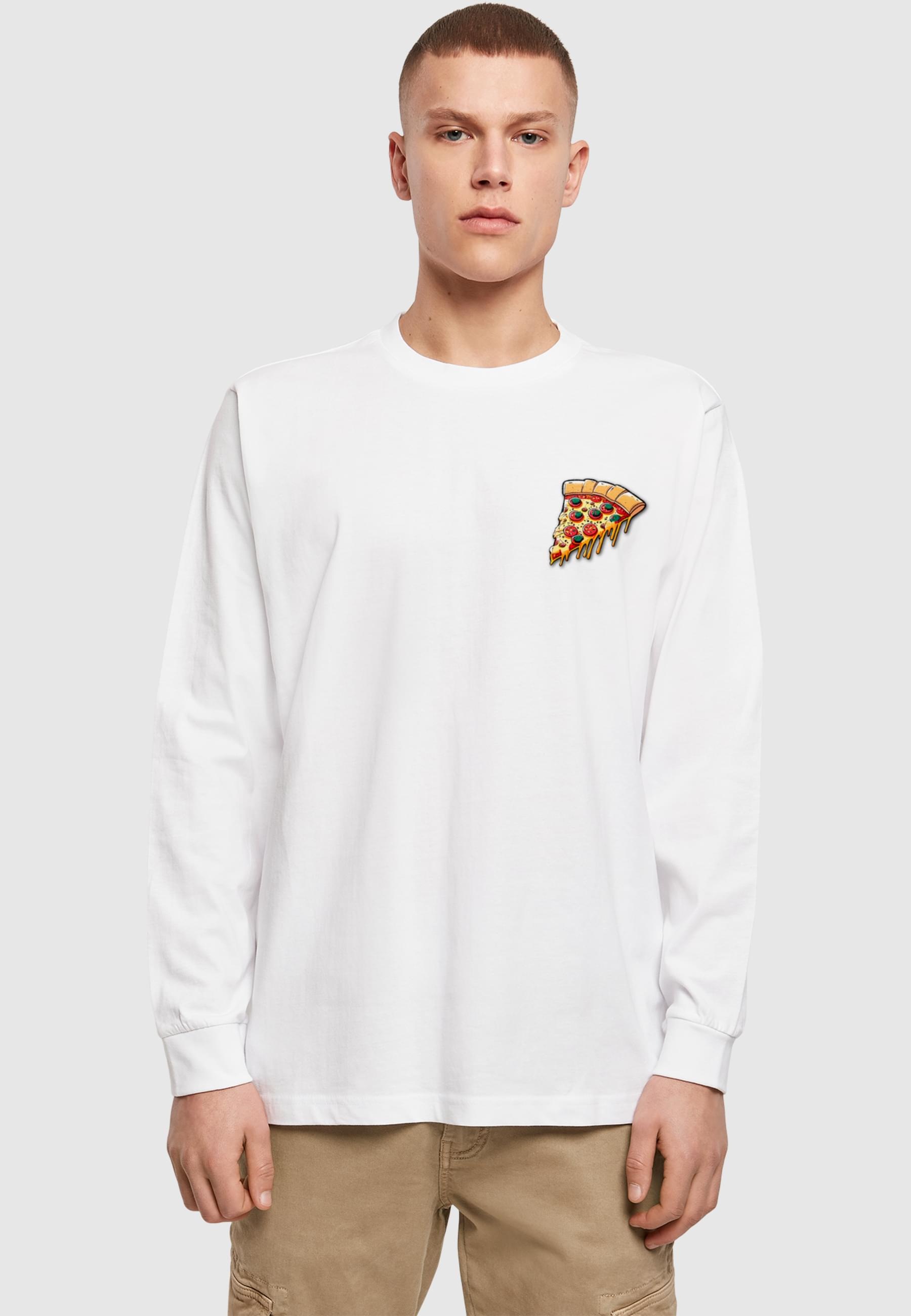 Merchcode Longsleeve »Merchcode Pizza Comic Longsleeve With Cuffrib« 1 Stk. tlg.