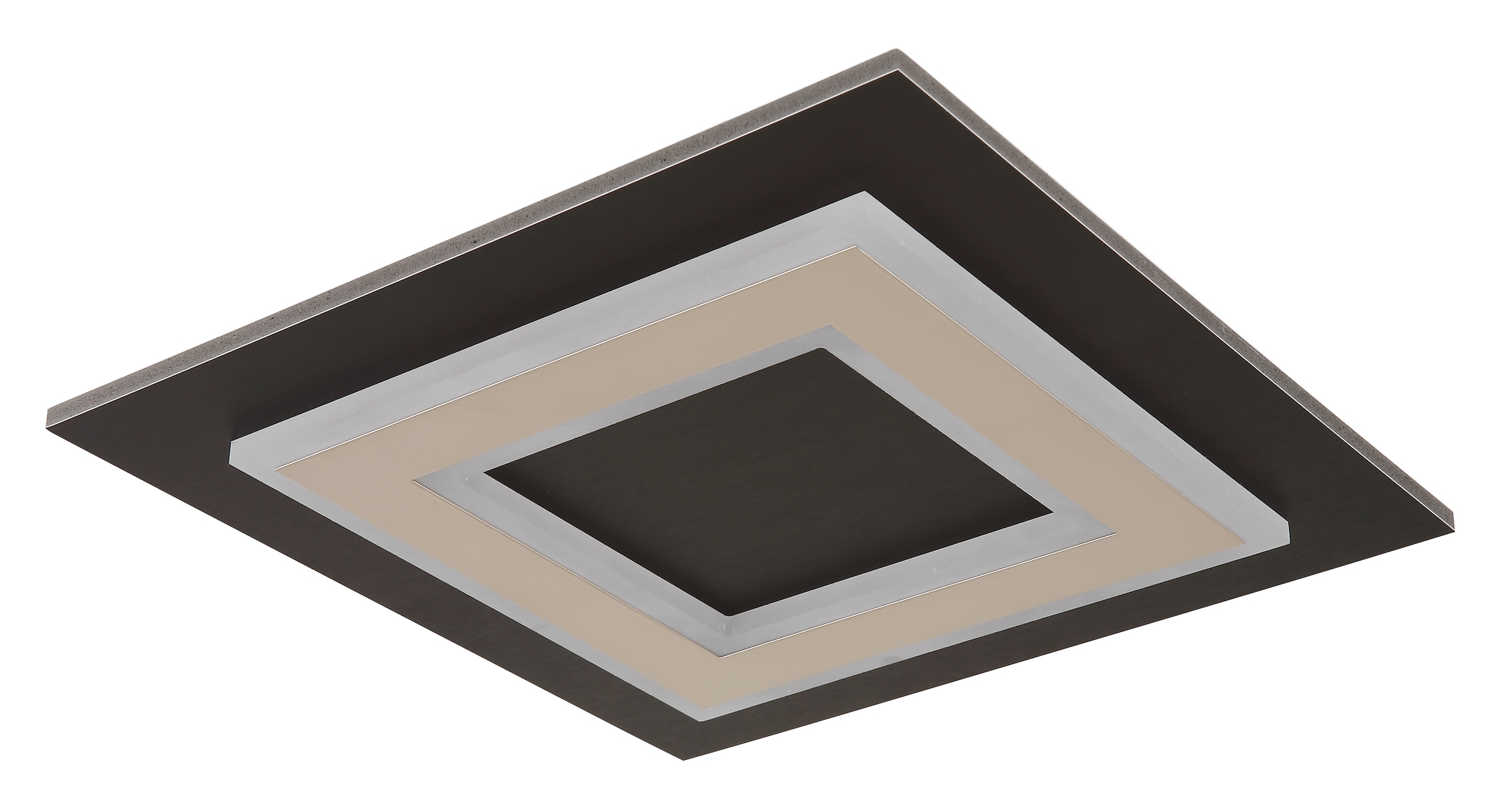 GLOBO LIGHTING LED Deckenleuchte »JAYDEN«, Leuchtmittel LED-Modul | LED fest integriert, Deckenlampe/quadratisch/Wohnzimmer/Schlafzimmer/elegant