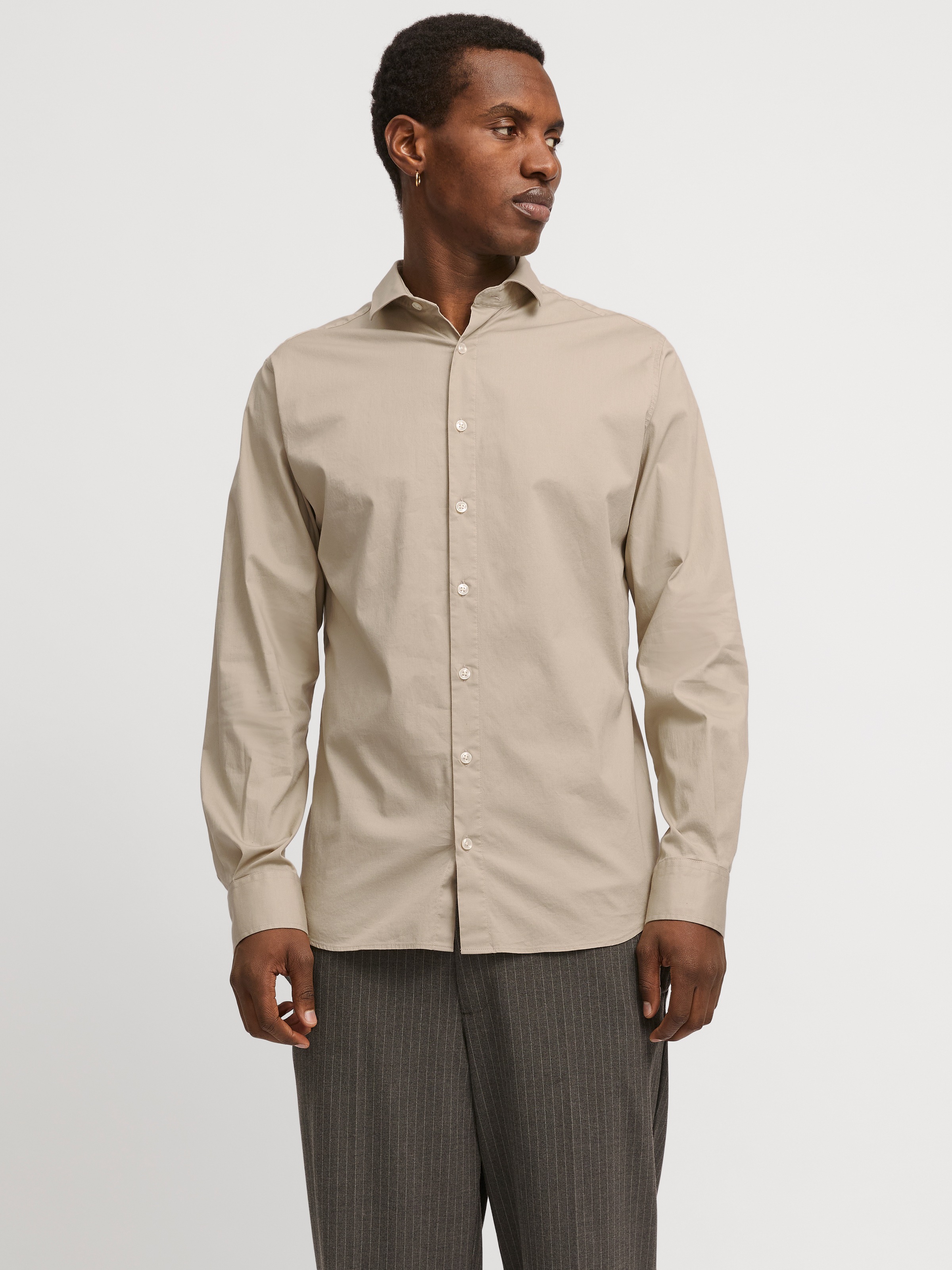 Jack & Jones Langarmhemd "JPRBLAJAXON mit Stretchanteil und stylischem Krag günstig online kaufen