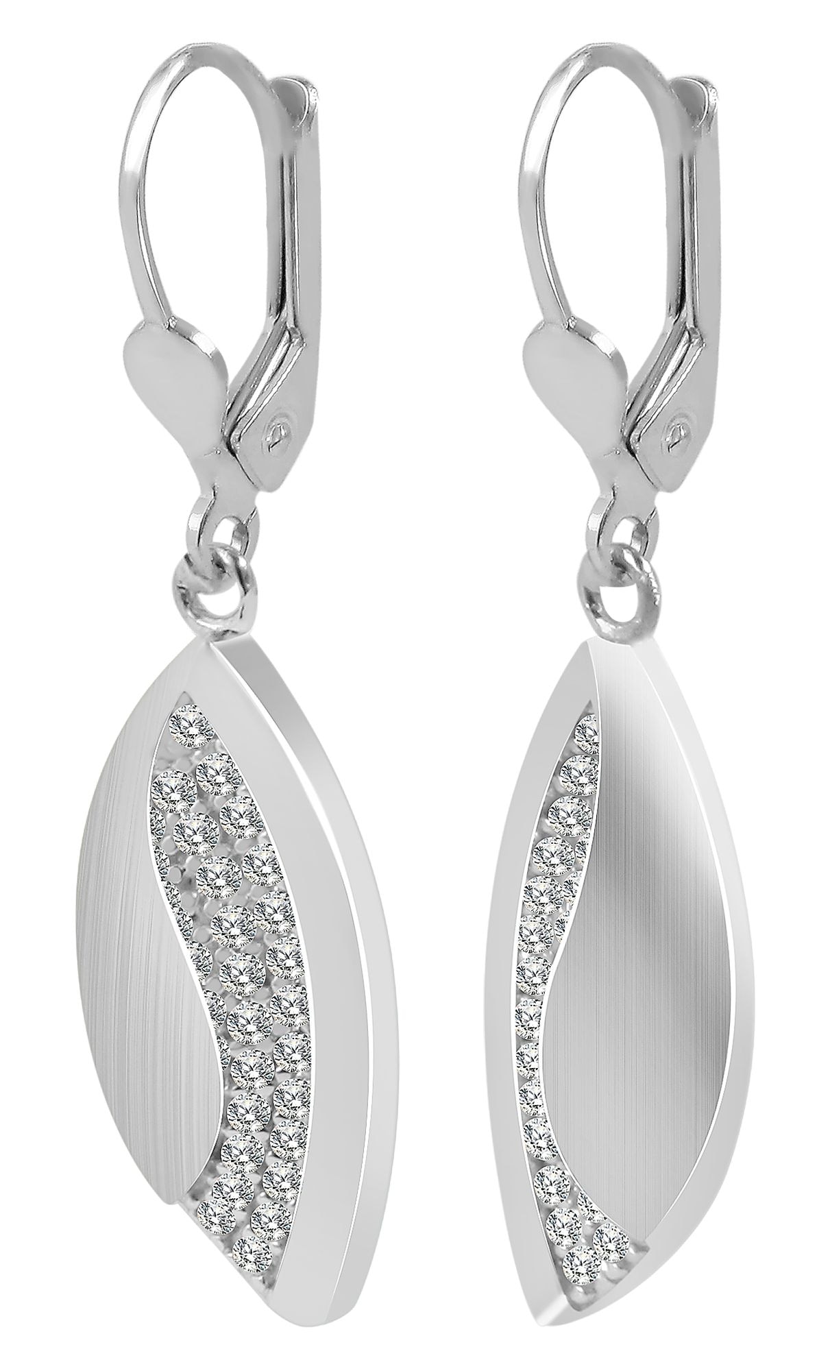 Adelia´s Paar Ohrhänger "Damen Ohrringe – Ohrhänger aus 925 Silber mit Zirk günstig online kaufen
