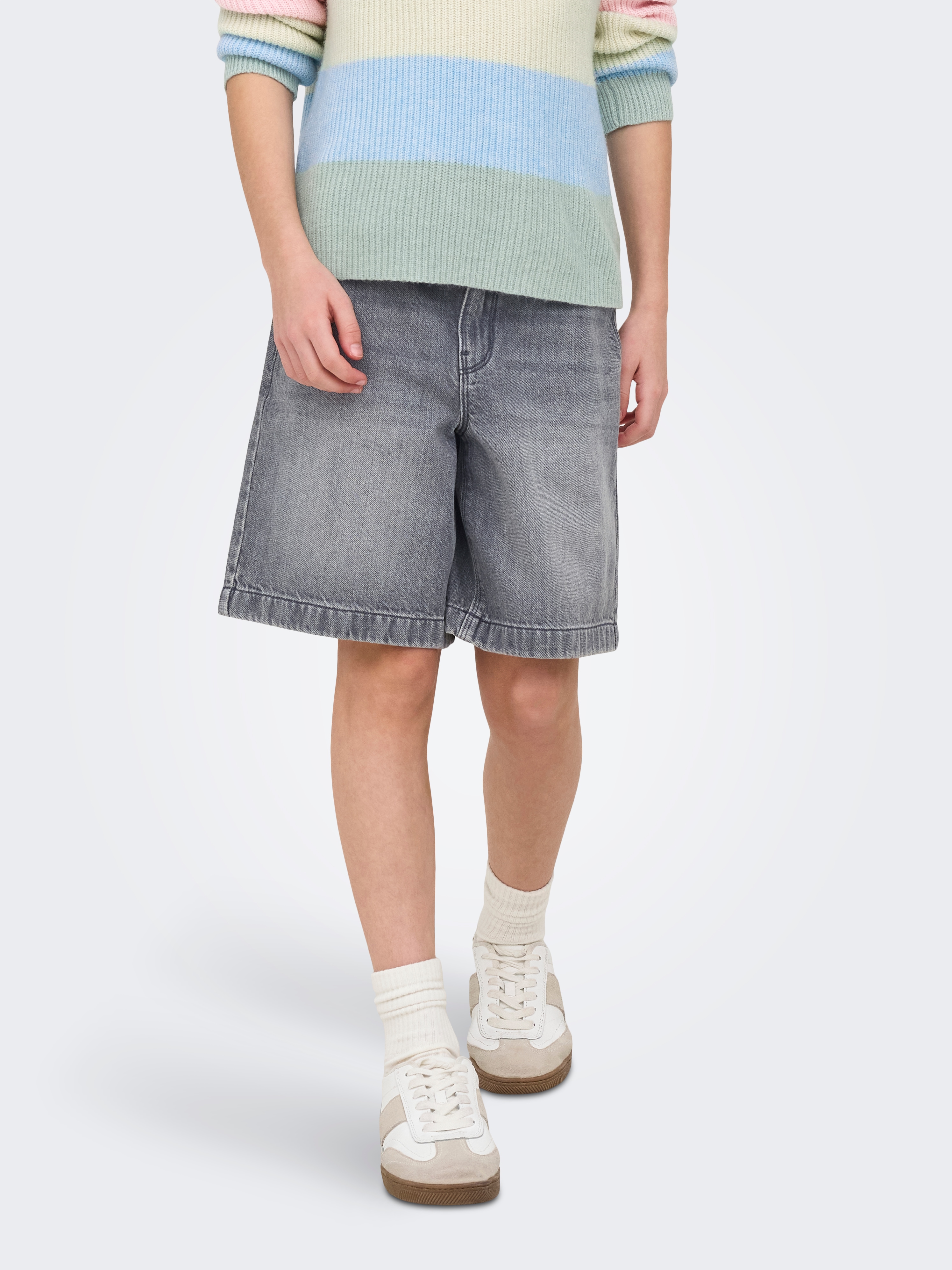 KIDS ONLY Jeansshorts "KOGCOMET WIDE LONG SHORTS DNM DIA NOOS"