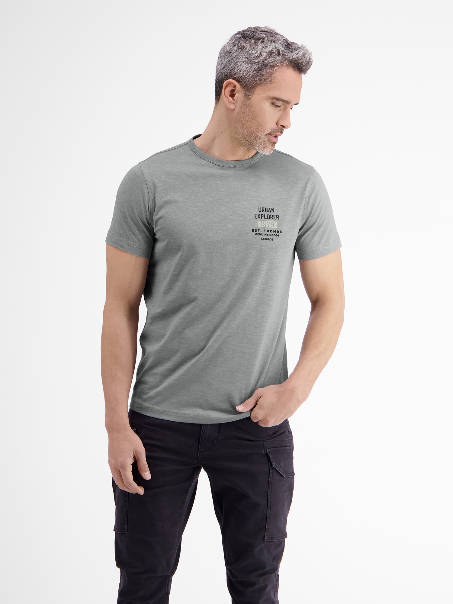 T-Shirt »LERROS T-Shirt, O-Neck«