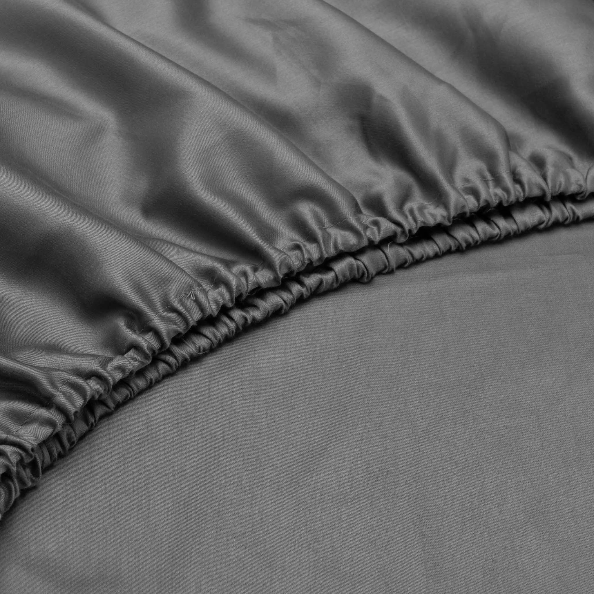 ZO HOME Spannbettlaken »Satinado«, Laken aus 100% Baumwolle, hochwertiges Mako-Satin, Betttuch ab 90x200