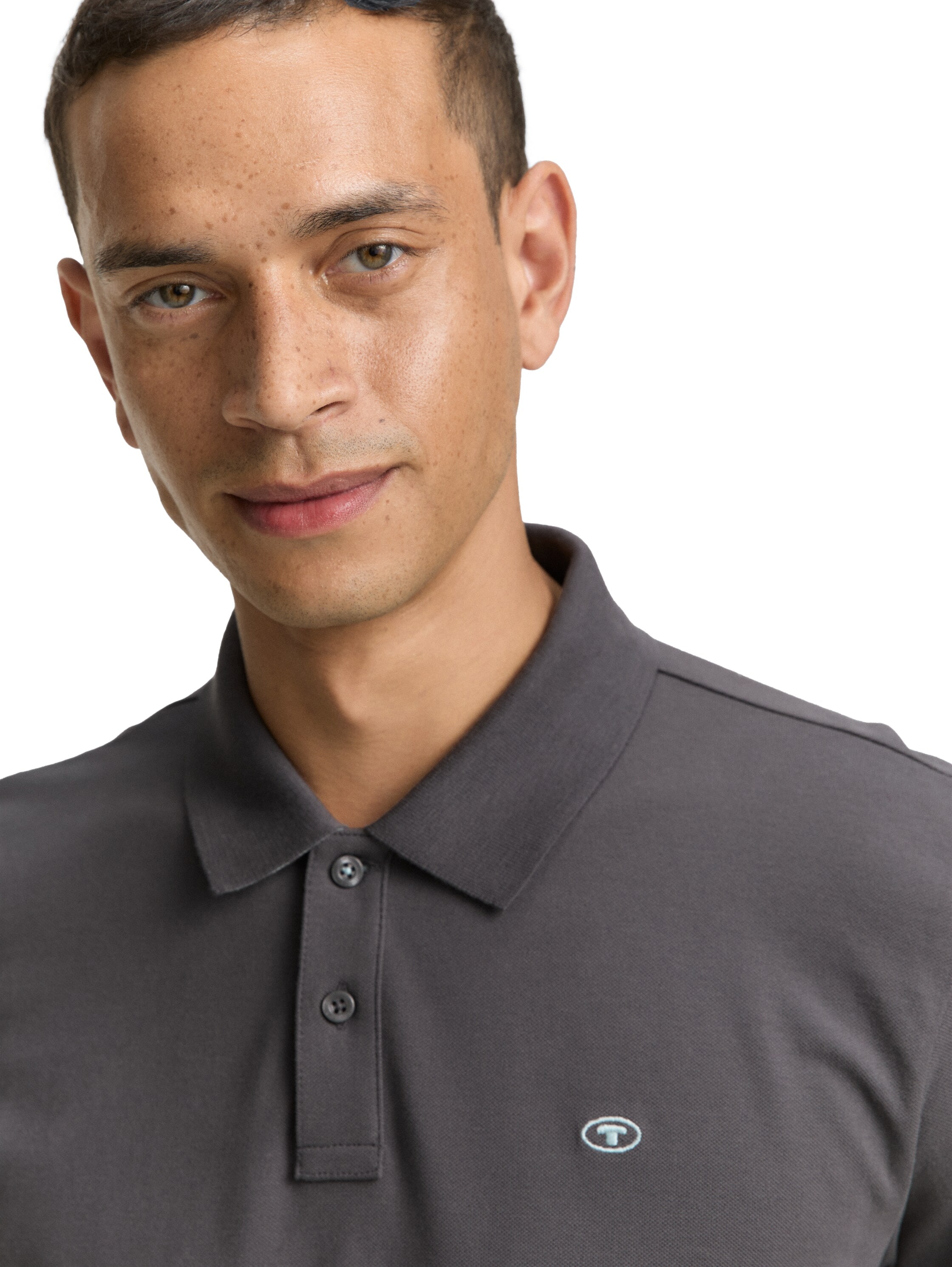 TOM TAILOR Langarm-Poloshirt, mit Logo-Stickerei