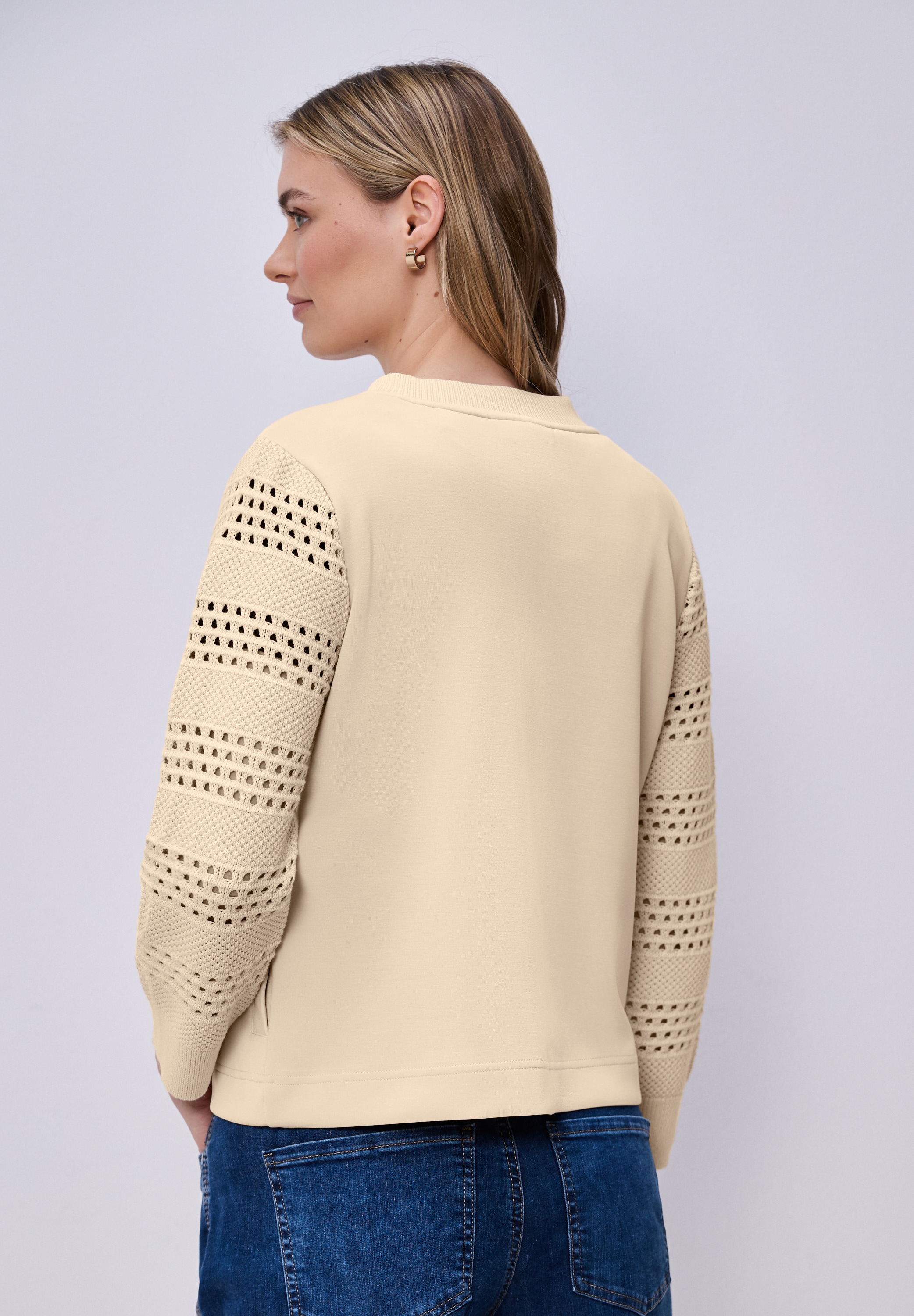 STREET ONE Cardigan im Silk Look