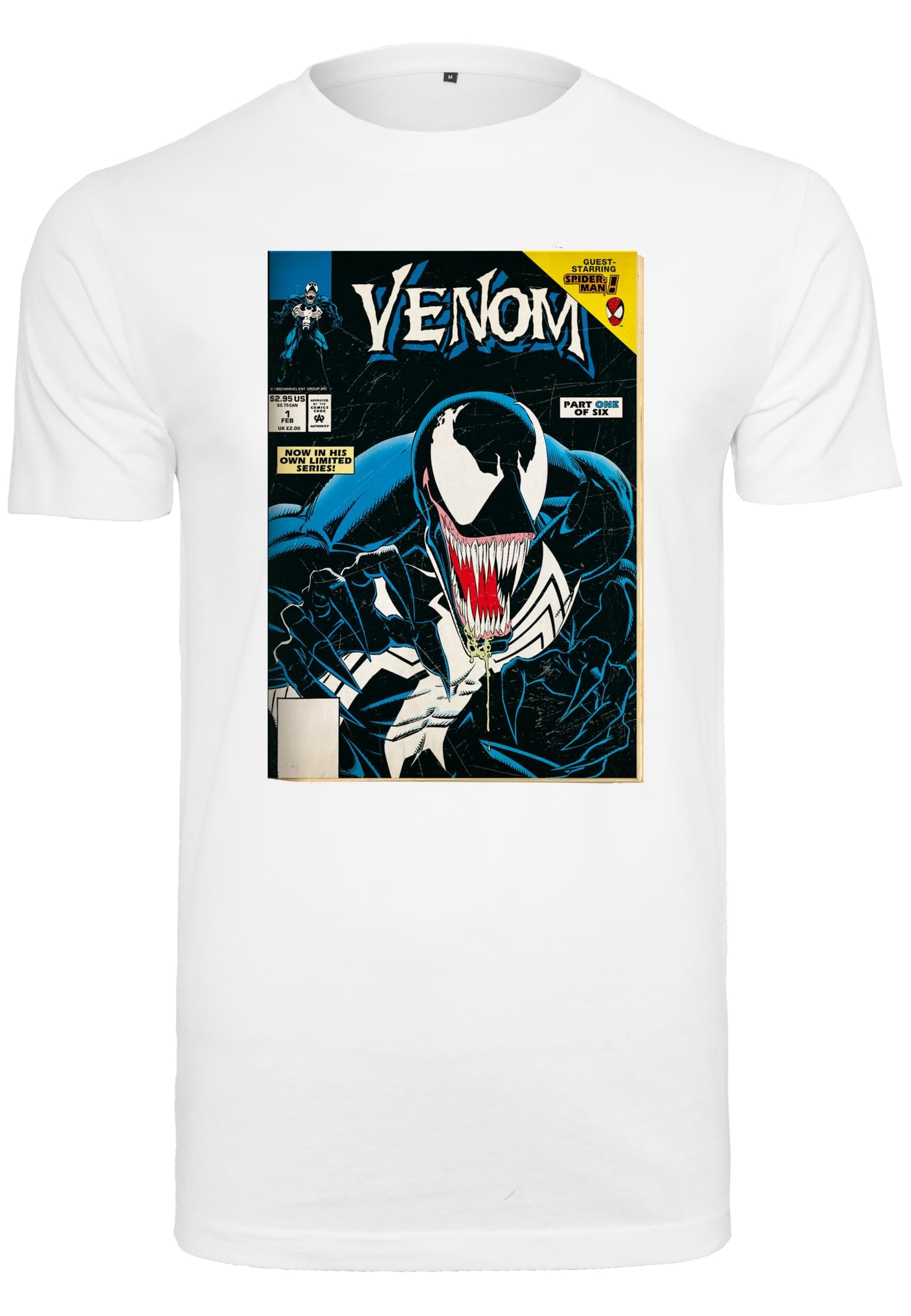 Merchcode Kurzarmshirt "Merchcode Herren Marvel Comics Venom Cover Tee" günstig online kaufen