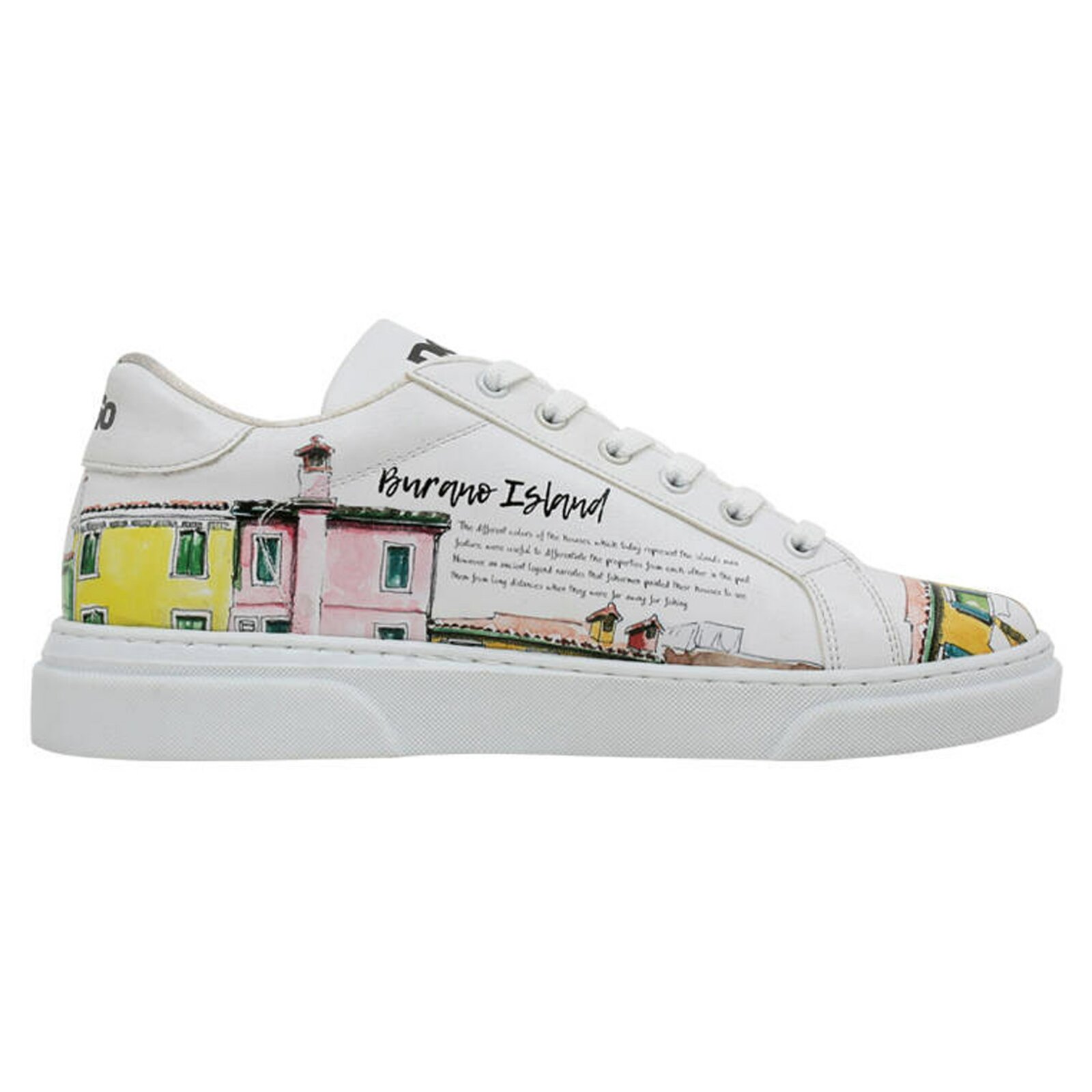Thumbnail - DOGO Sneaker "Ace Low-Top Sneaker The Wise Owl Damen Sneaker", Handgefertigt
