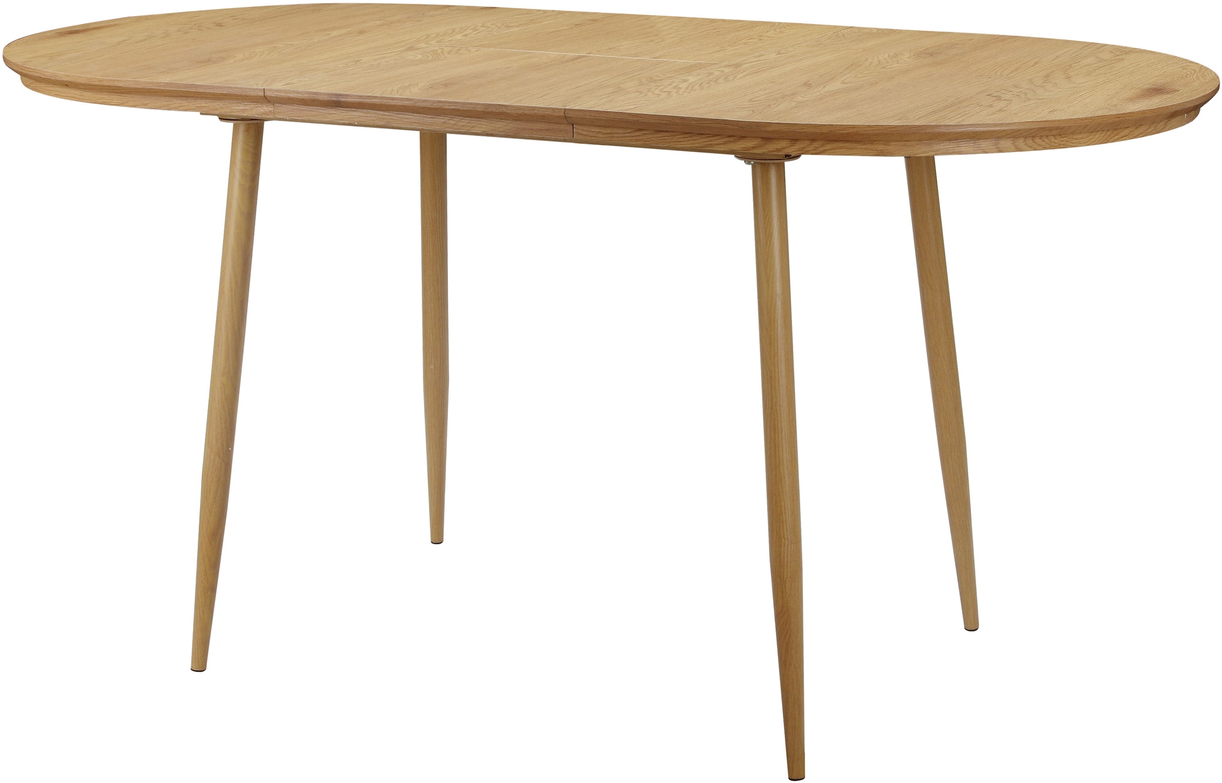Home affaire Esstisch »Belleville«, mit Anstecksplatte, ausziehbar 120-160 cm, Höhe 77 cm