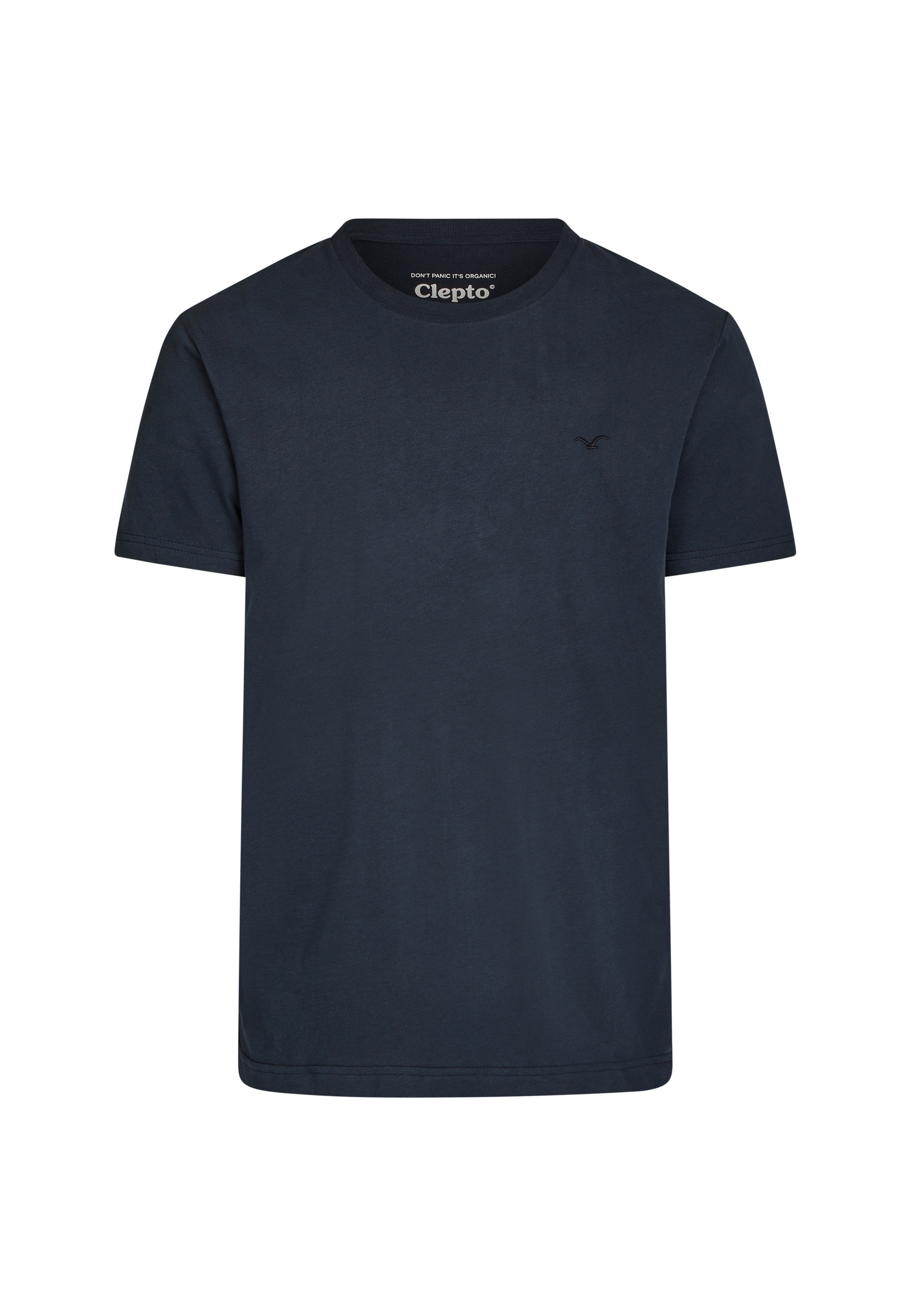 Thumbnail - Cleptomanicx T-Shirt "Ligull Regular" 1 Stk. mit kleiner Logo-Stickerei