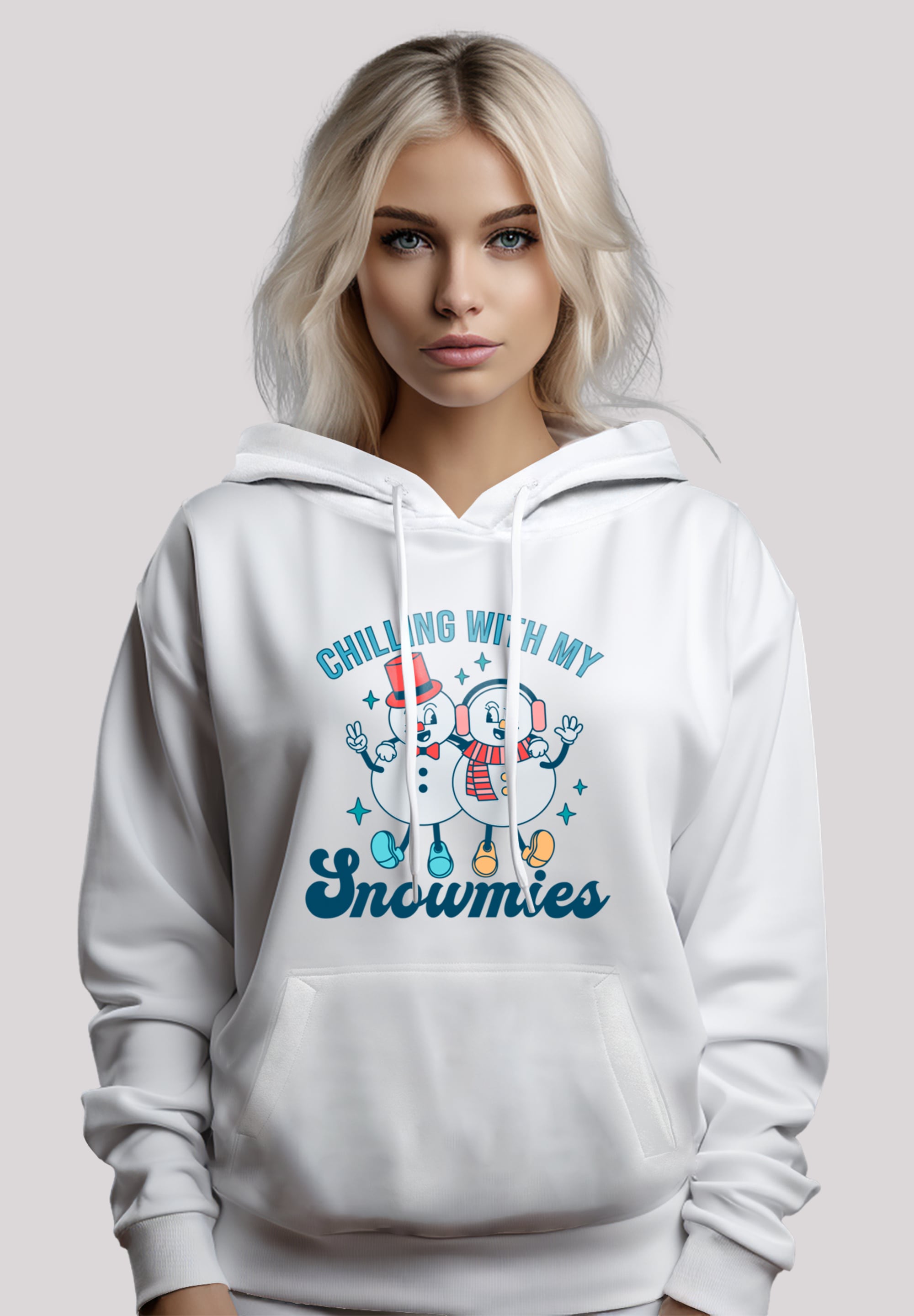 F4NT4STIC Kapuzenpullover "Chilling with My Snowmies", Premium Qualität günstig online kaufen