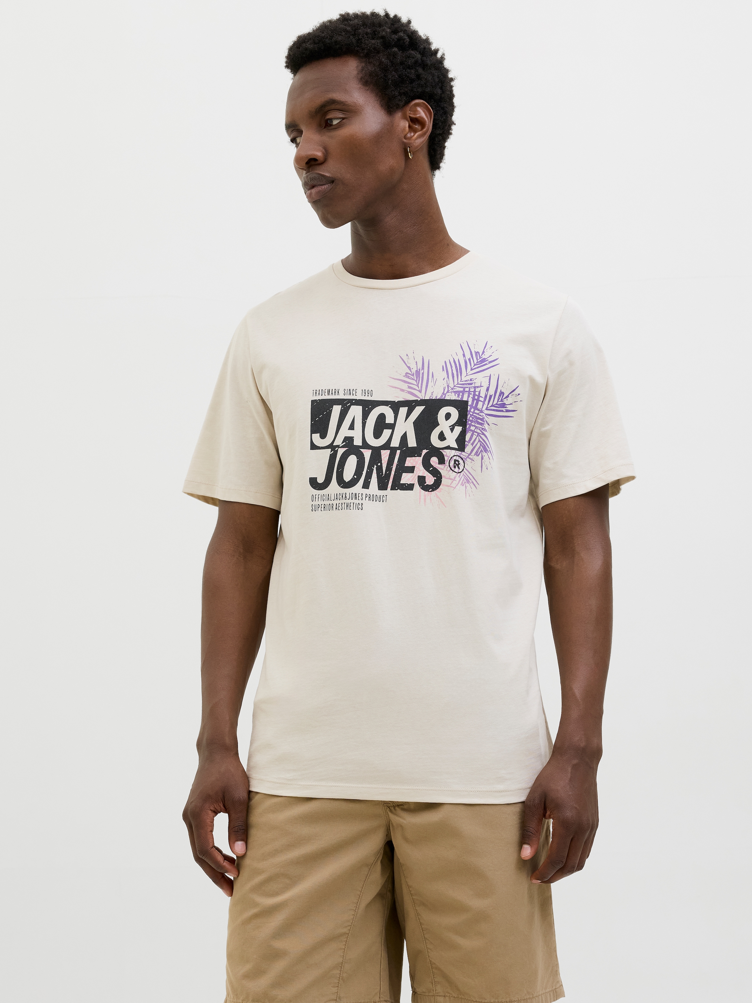 Jack & Jones Print-Shirt "JJJAXON TEE SS CREW NECK" günstig online kaufen