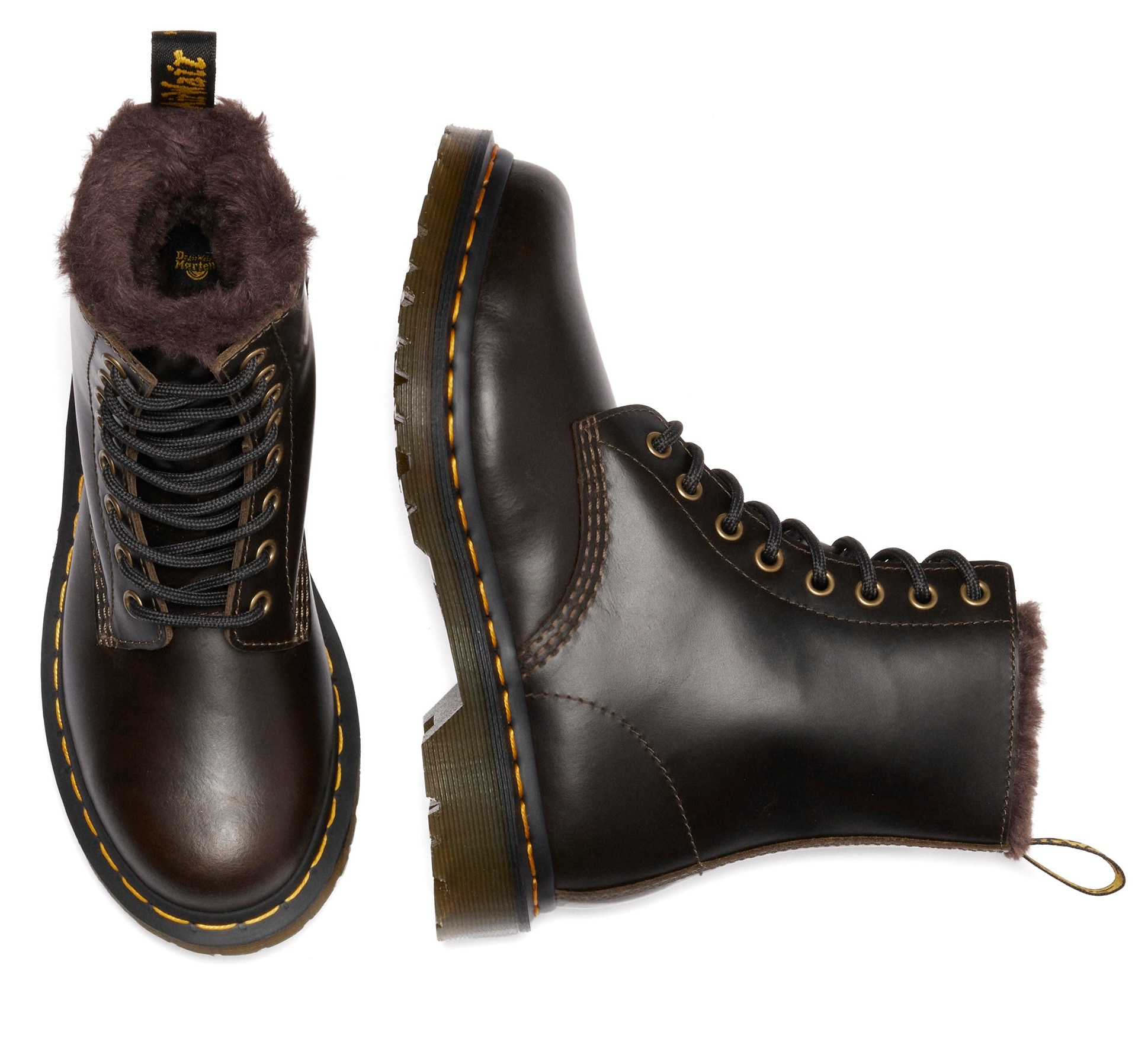 DR. MARTENS Winterboots »1460 Serena 8 Eye Boot«, Stiefel, Boot mit Blockabsatz