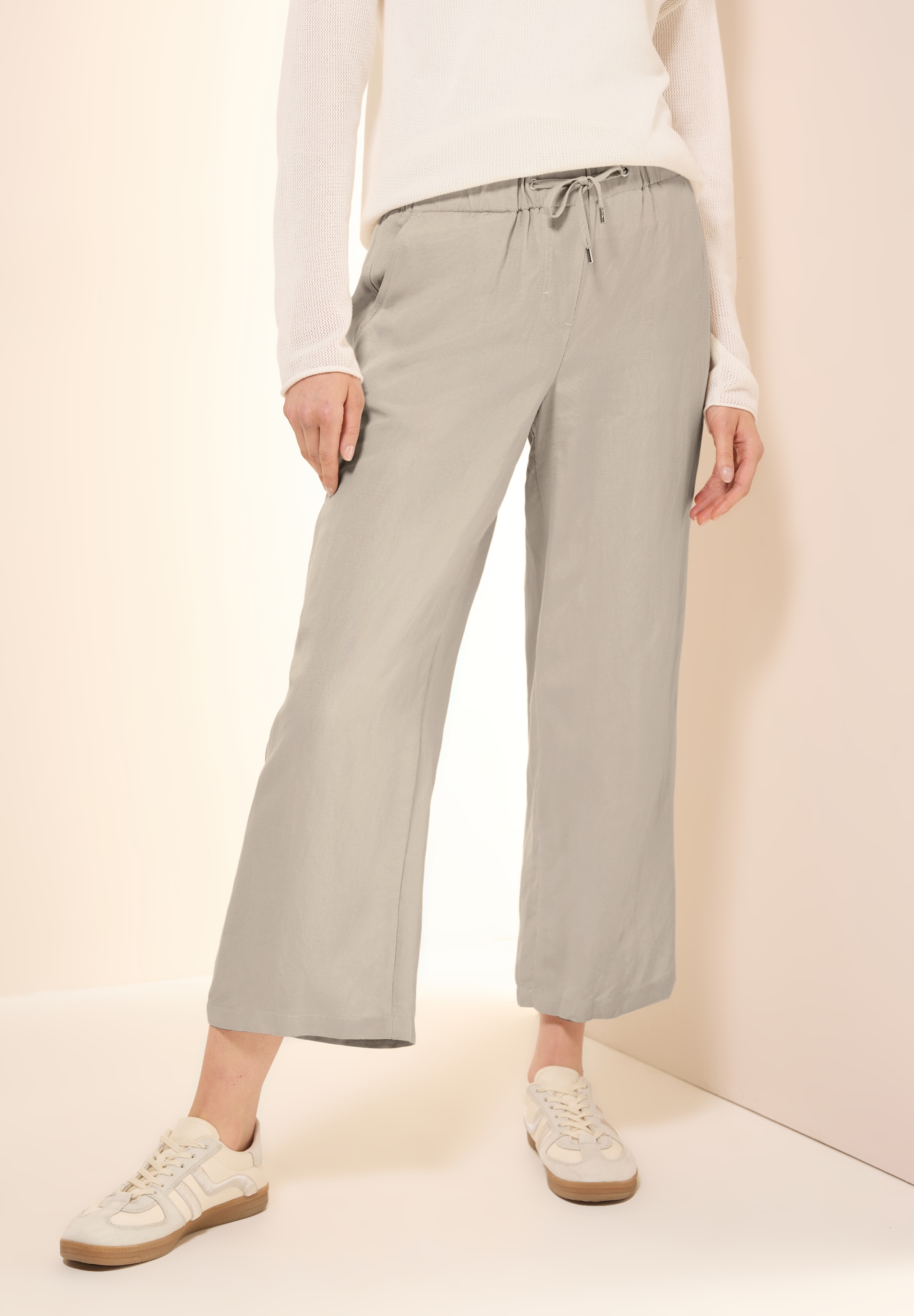 Cecil Leinenhose "Style Neele", Sommerhose mit Kordelzug und aus einem Lein günstig online kaufen
