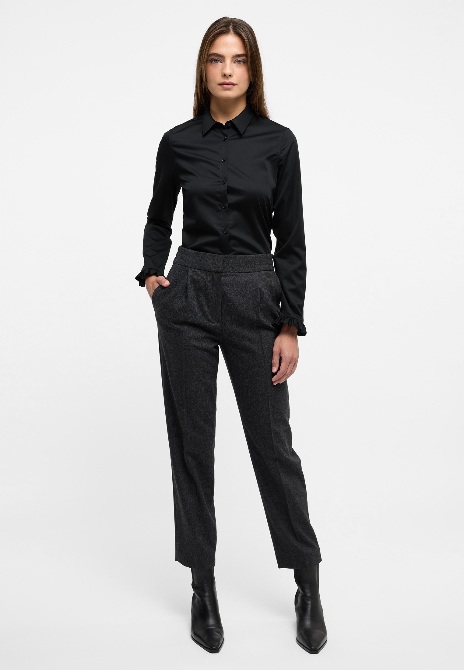 Eterna Hemdbluse "FITTED" EASY IRON (bügelleicht) günstig online kaufen