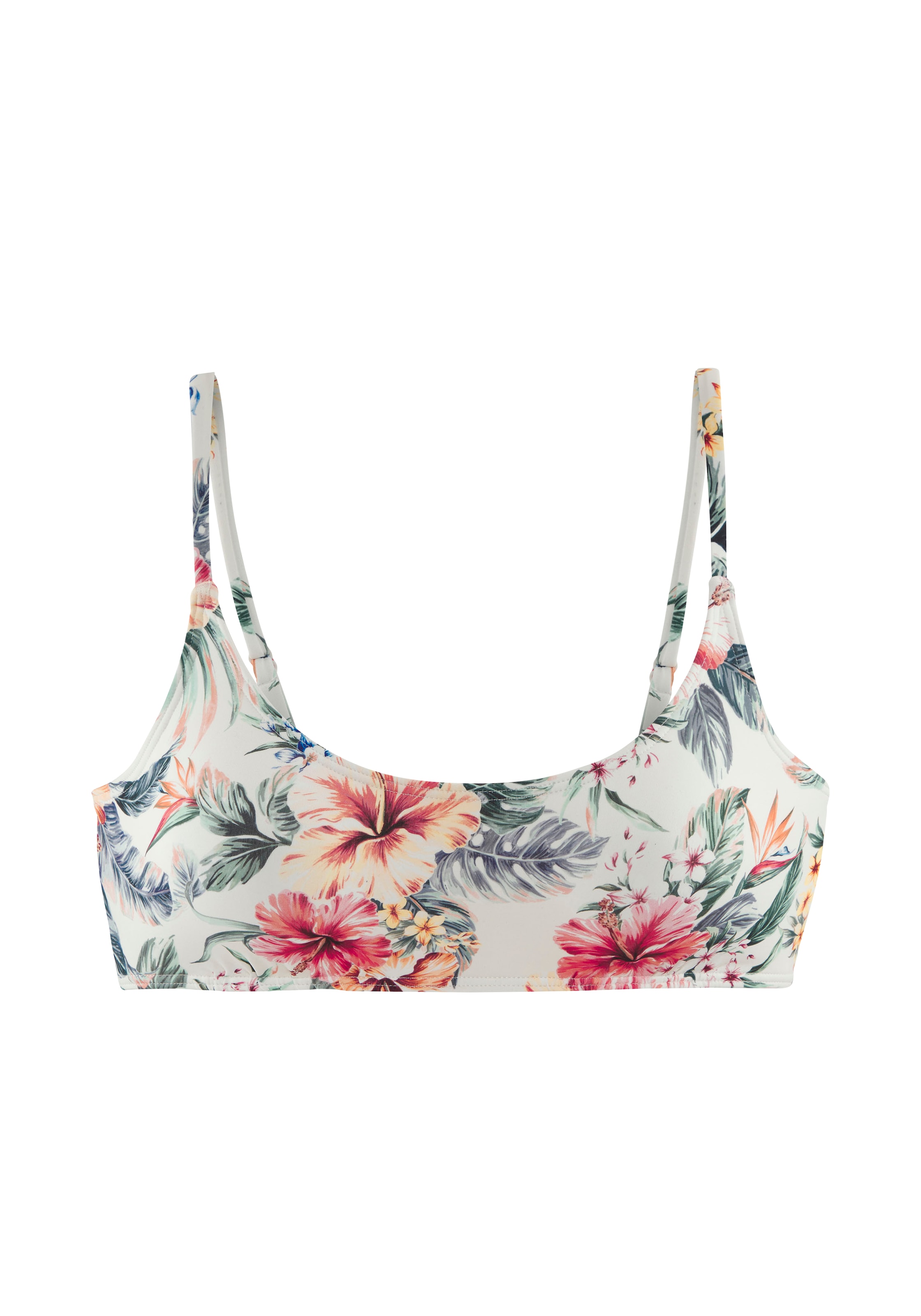 LASCANA Bustier-Bikini-Top »Salsa«, mit tollem Blumenprint
