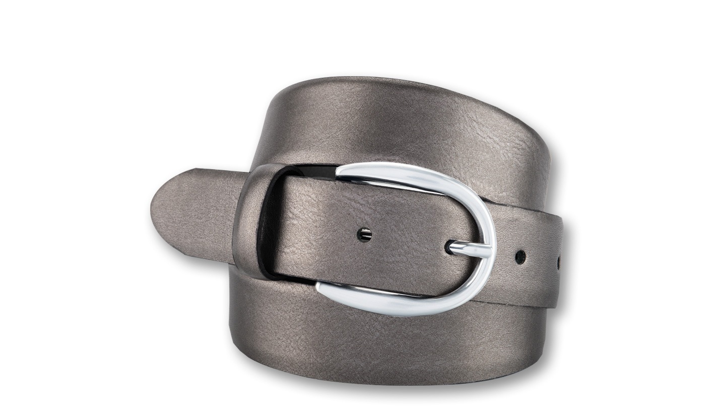 BERND GÖTZ Ledergürtel »Ledergürtel in seidigem Look mit Designschließe«