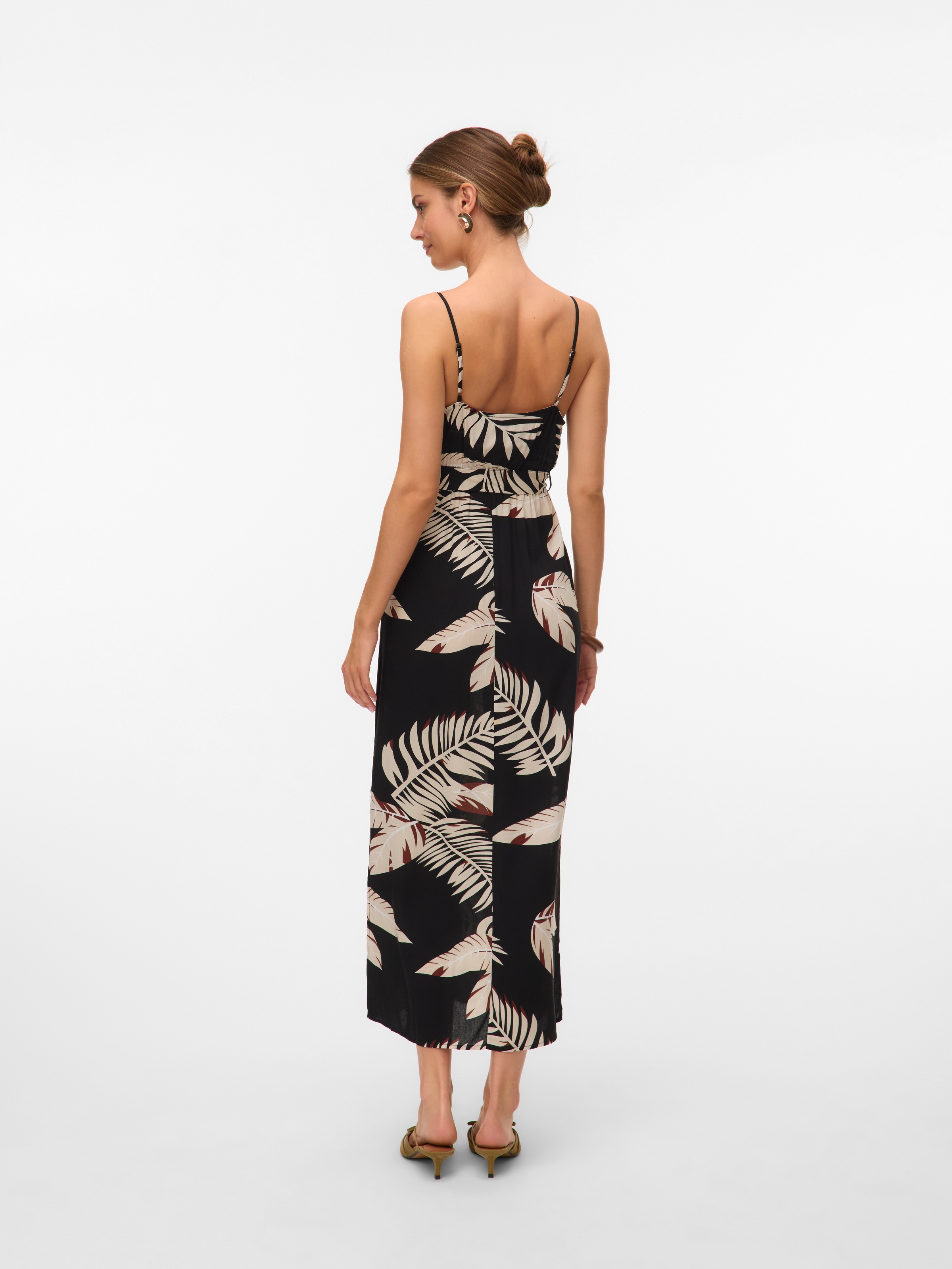 Vero Moda Spaghettikleid "VMEASY JOY SLIT MAXI V-NECK DRESS WV GA" günstig online kaufen