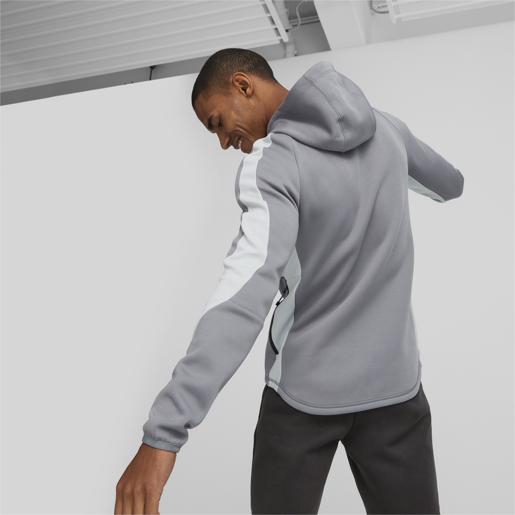 PUMA Sweatshirt »evoStripe Reißverschluss-Hoodie Herren«