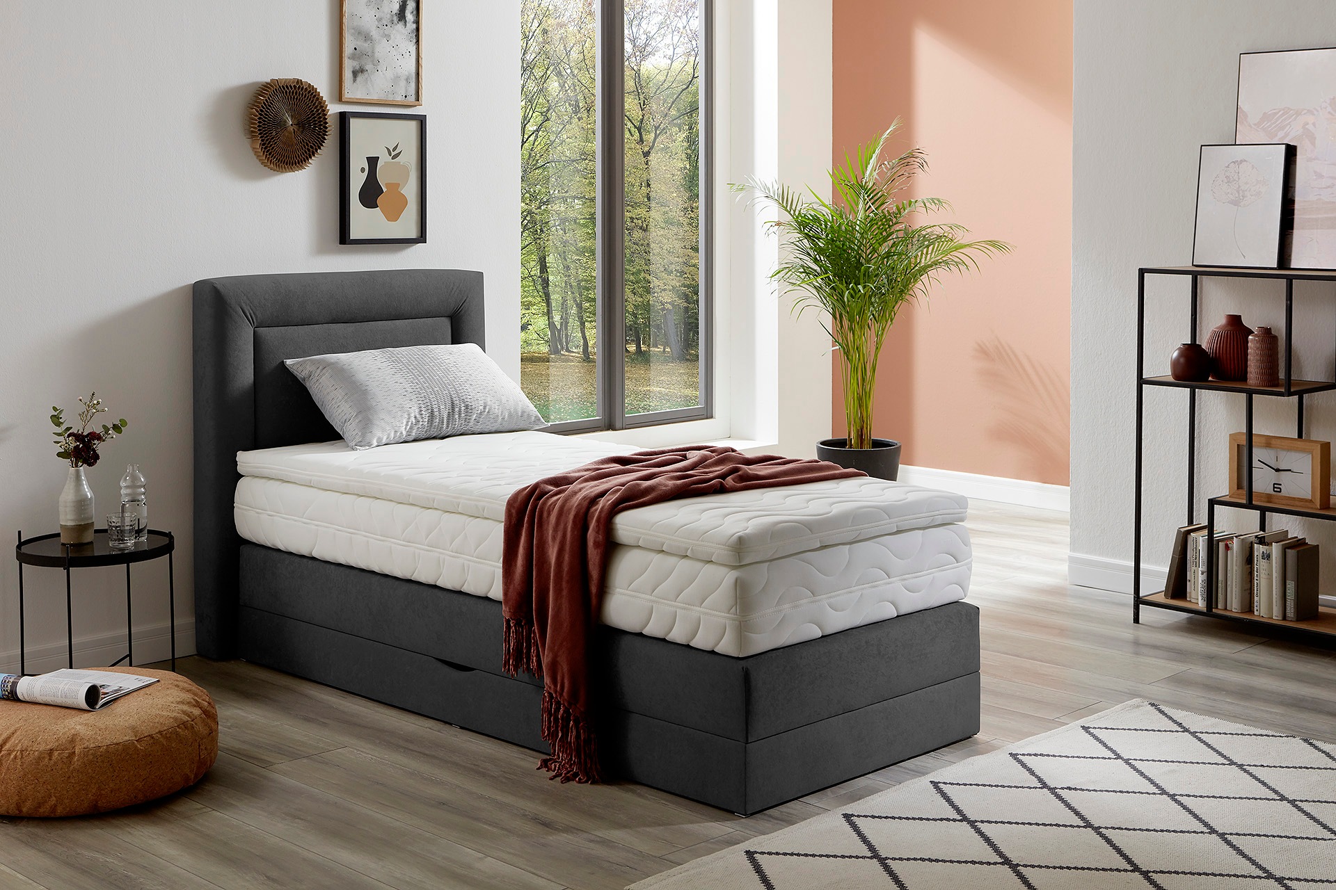 Westfalia Schlafkomfort Boxspringbett wahlweise mit Bettkasten und Topper günstig online kaufen