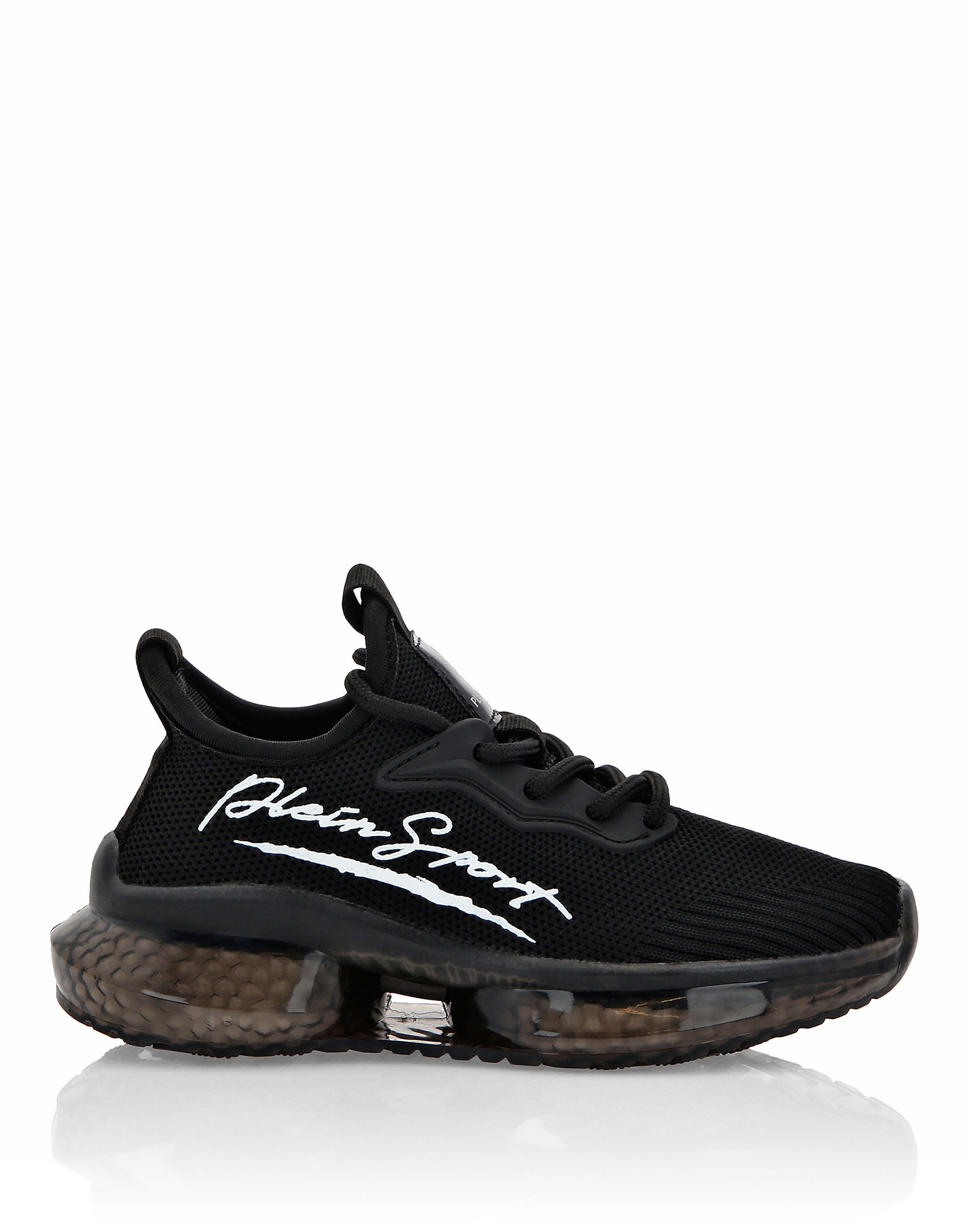 Sneaker PLEIN SPORT "Bubble Sole", Kinder, Gr. 31, Normalschaft, 02, schwarz, Schuhe Sneaker