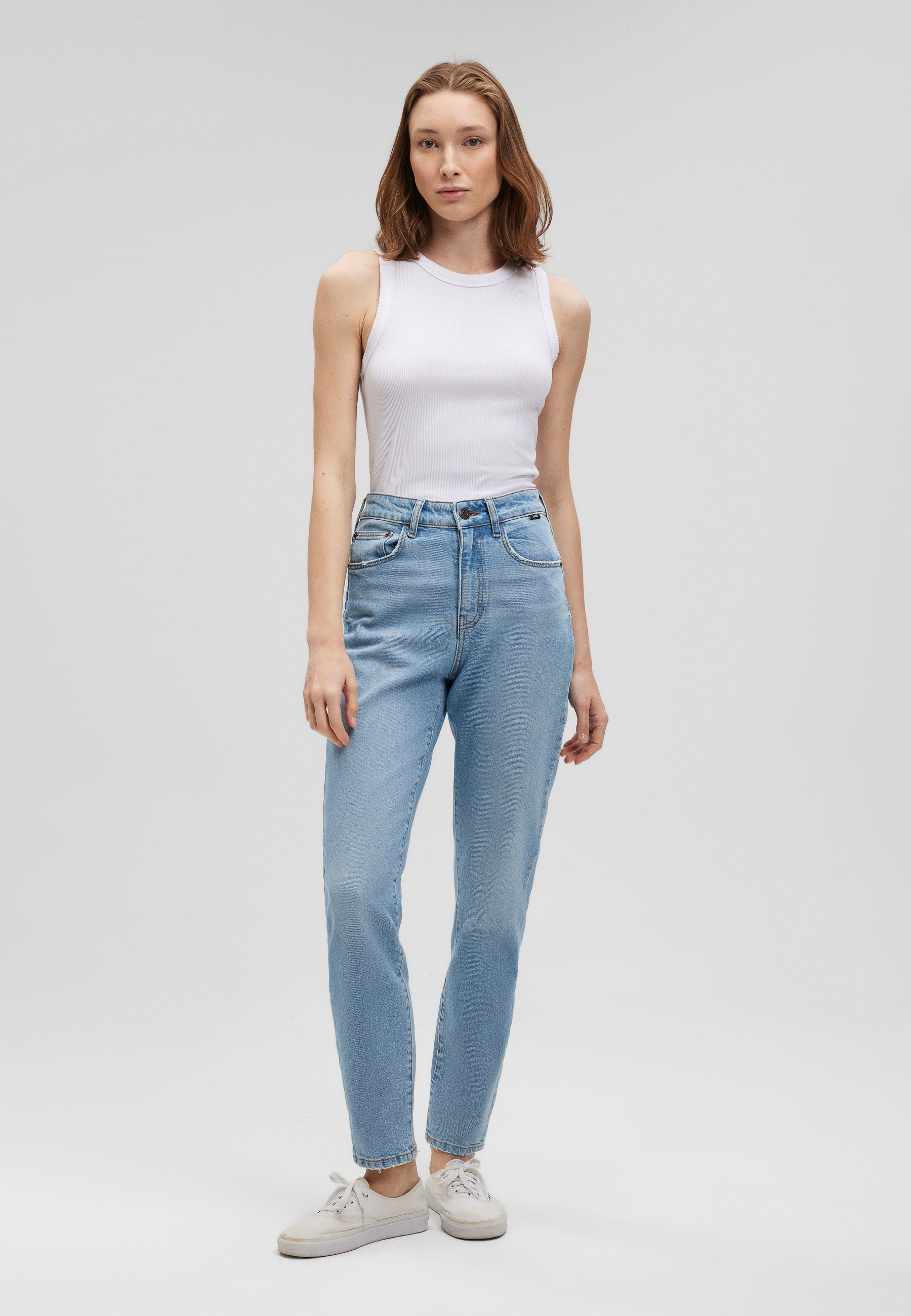 Mom-Jeans »STAR«, Slim Mom Jeans