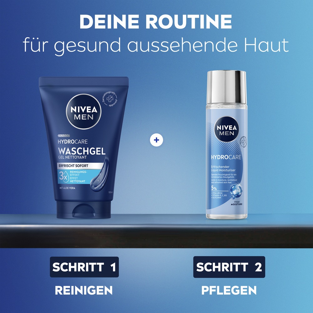 Nivea Men Feuchtigkeitsgel »NIVEA MEN HydroCare Erfrischender Liquid Moisturizer«