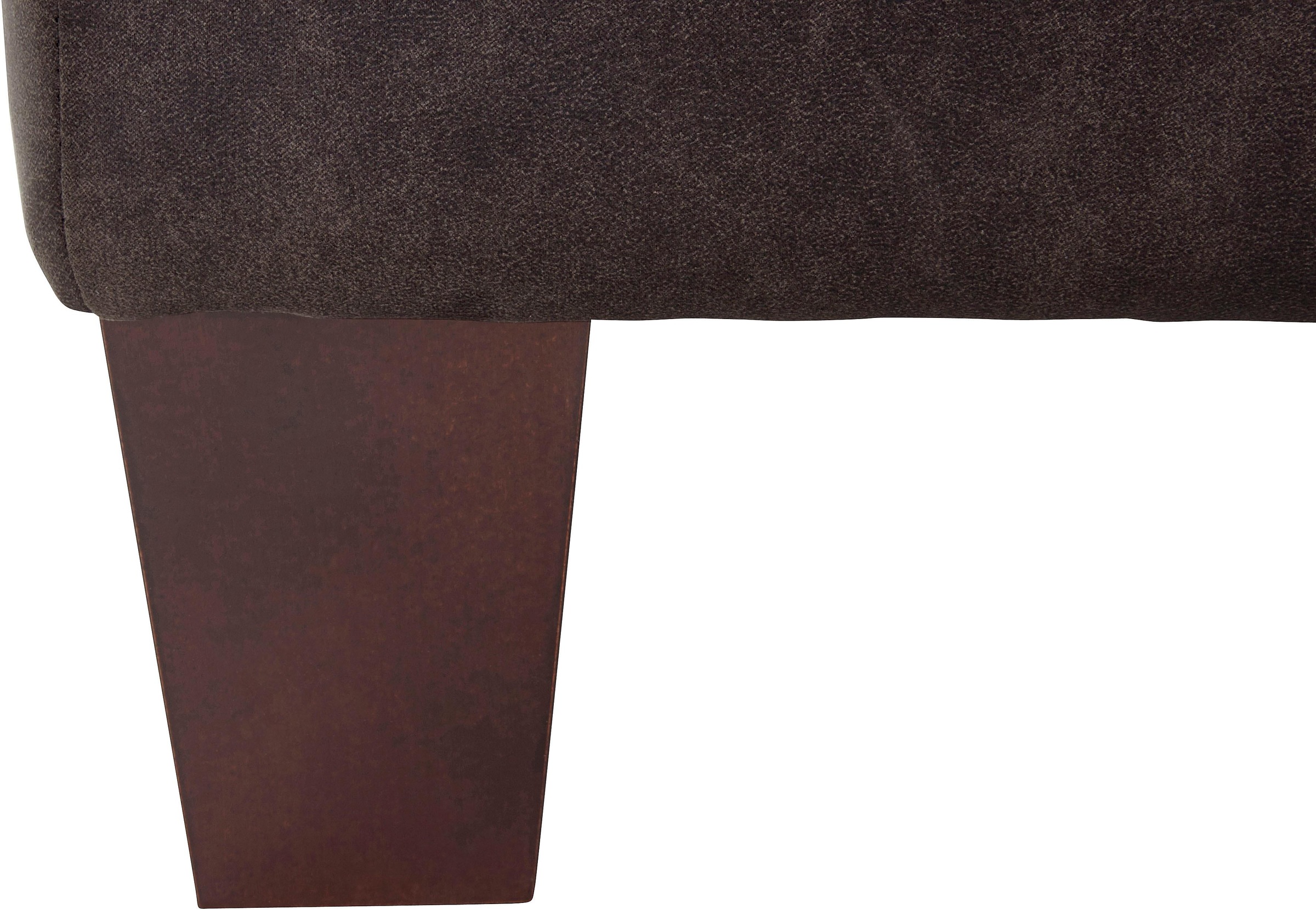 Places of Style Polsterhocker »Varese«, Kreuznaht in beige
