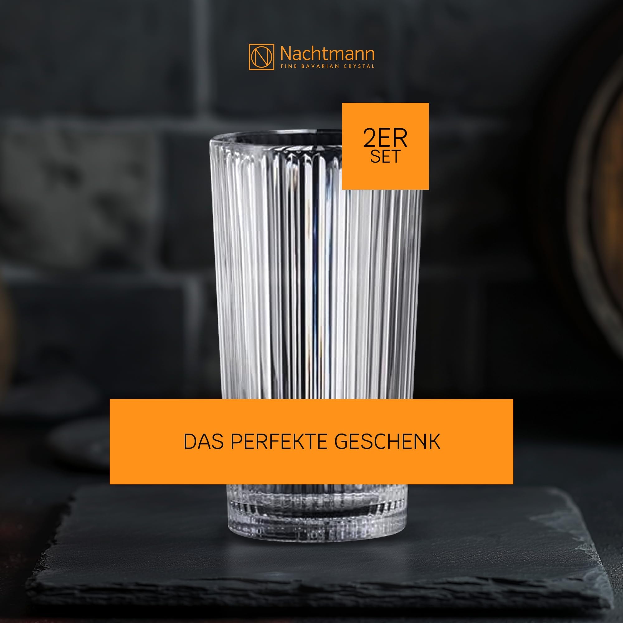 Nachtmann Longdrinkglas »Longdrinkgläser Aperitivo 395 ml 2er Set transparent«