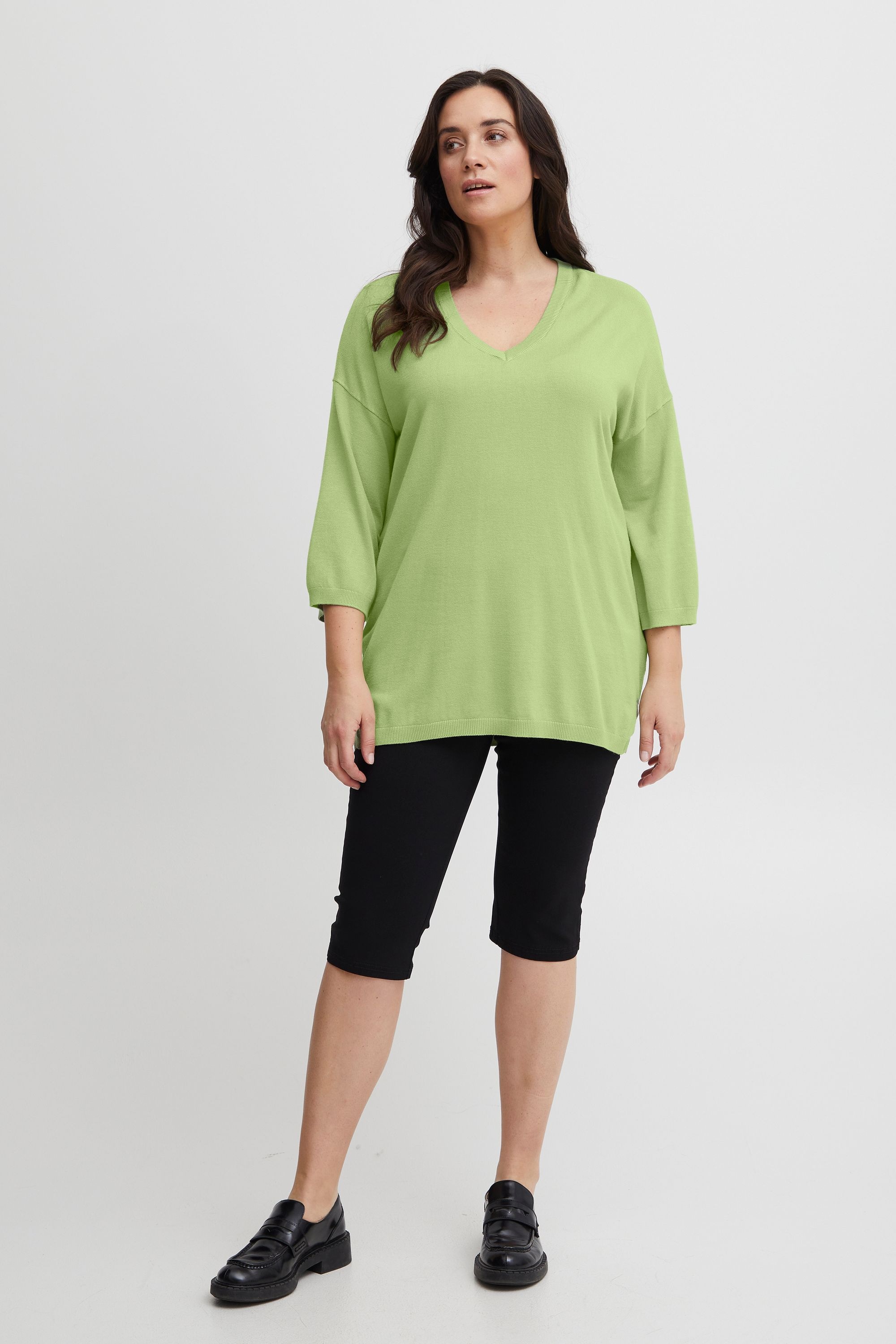 fransa Strickfleece-Pullover »Strickpullover FPBlume«