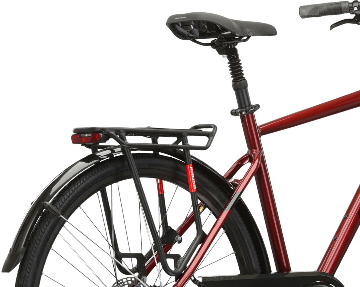 Kross Trekkingrad »Trekkingrad Trans 4.0 rot 21 Gänge«, 21 Gang, Shimano, ACERA M3020 Schaltwerk, Kettenschaltung