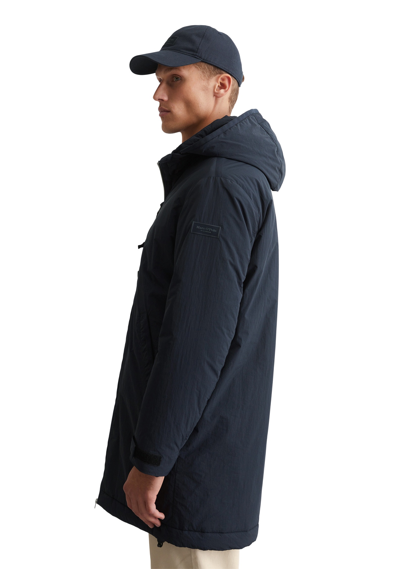 Marc O'Polo Outdoorjacke »aus wasserabweisendem, recyceltem Material«