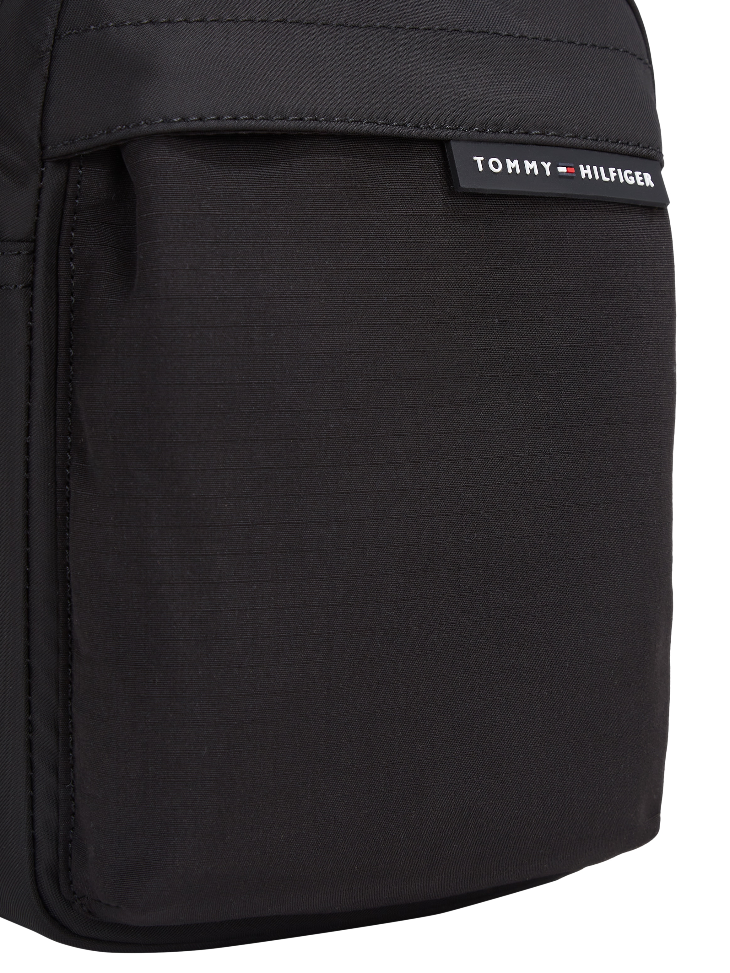 Tommy Hilfiger Umhängetasche »TH ELEMENT REPREVE MINI REPORTER«, Men Umhängetasche, Schultertasche, Handytasche mit Logoschriftzug