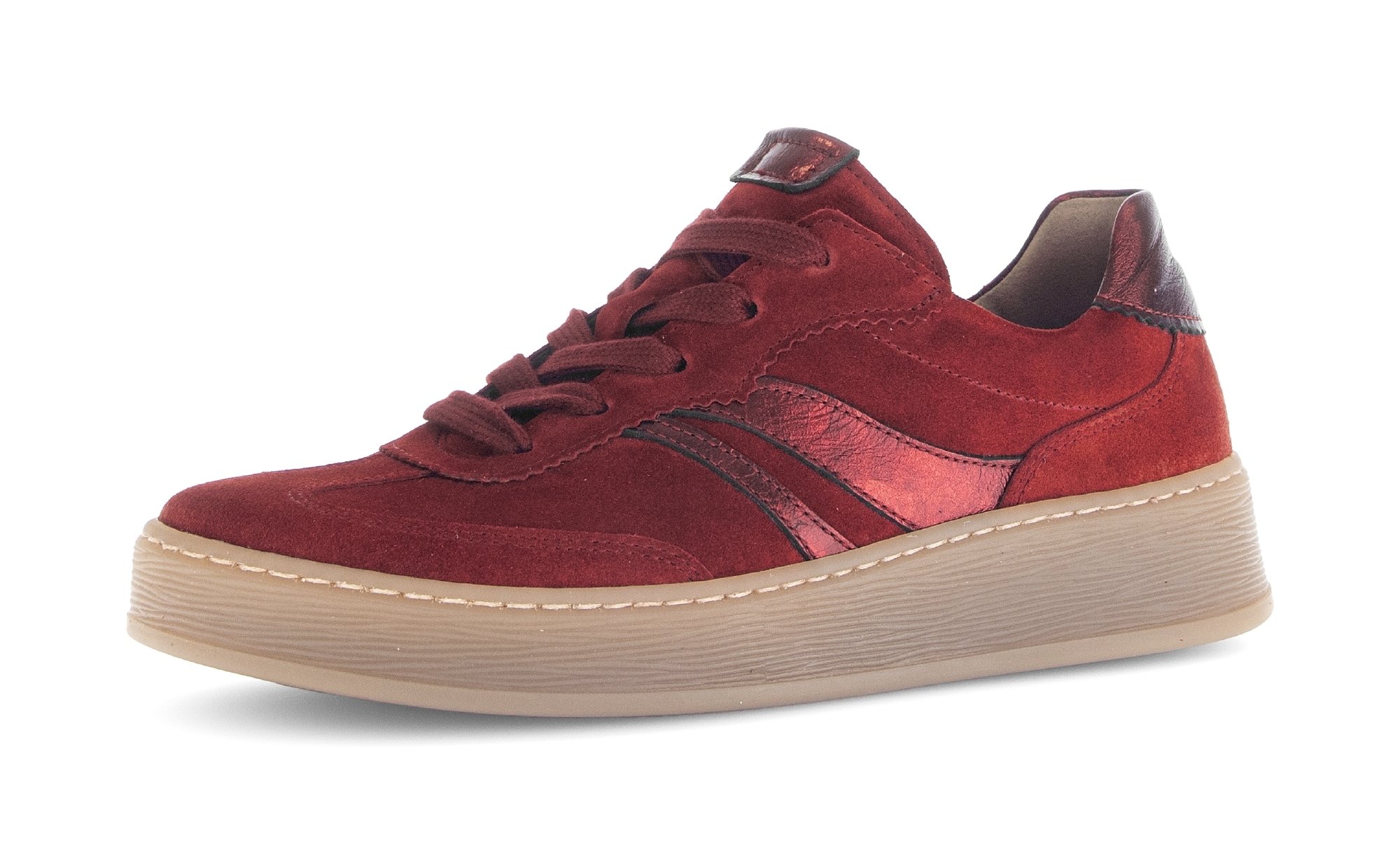 Gabor Plateausneaker "FLORENZ", Freizeitschuh, Halbschuh, Schnürschuh in Be günstig online kaufen