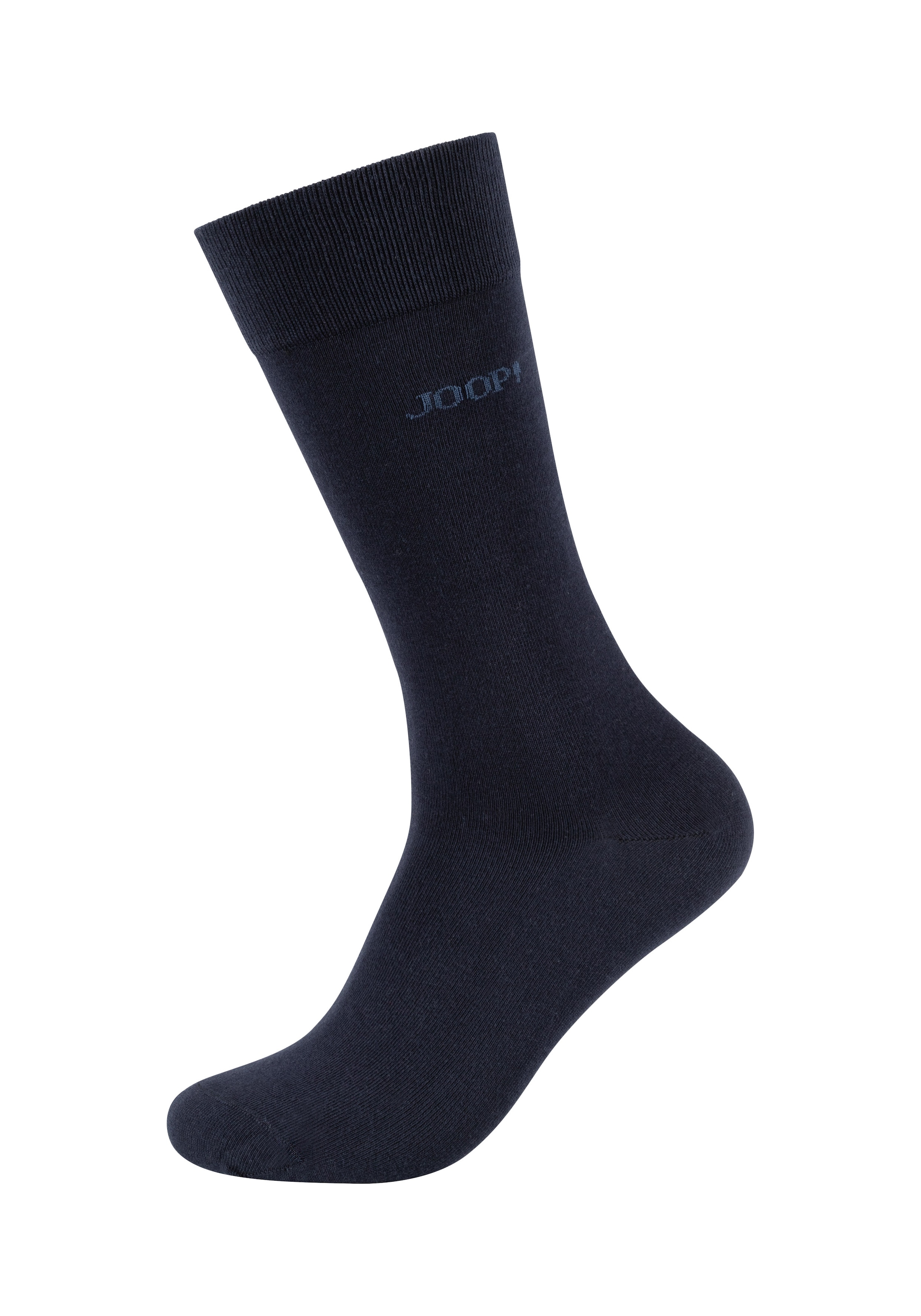 JOOP! Socken 2 Paar,  mit handgekettelter Zehennaht, aus gekämmter Baumwolle