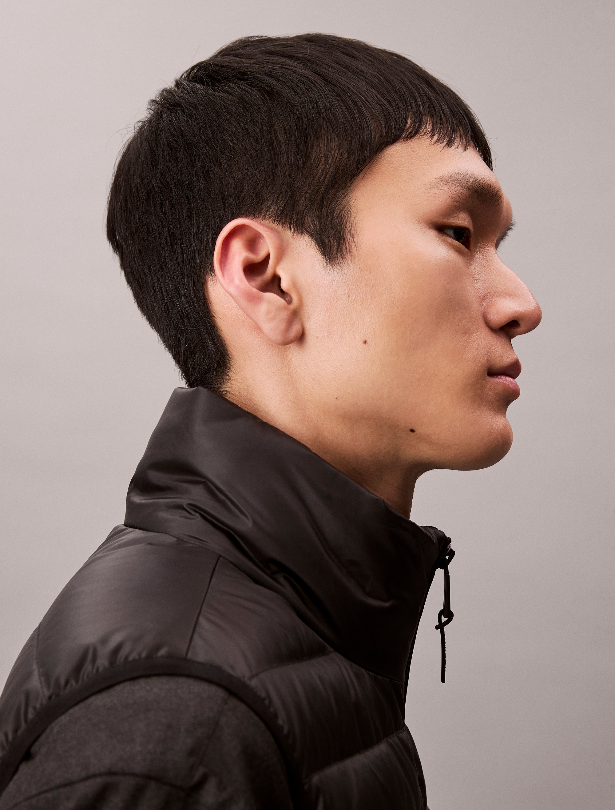 Thumbnail - Calvin Klein Steppweste "SLVLSS LT WT NYLON PUFFER VEST" Mit Rundhalsausschnitt